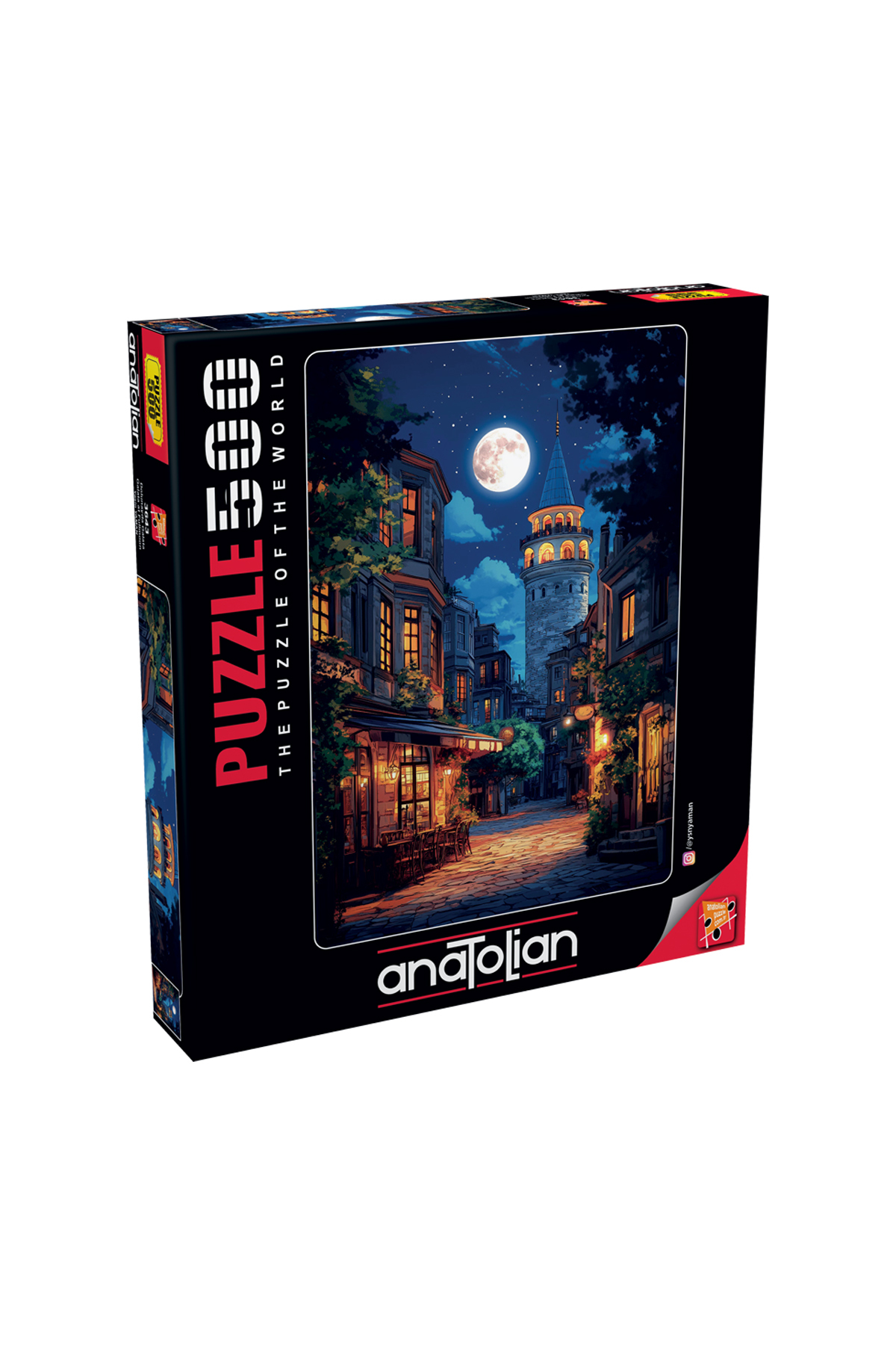 پازل اره منبت کاری مویی 500 تکه ماه کامل گالاتا 3643 از ترکیه Anatolian Puzzle