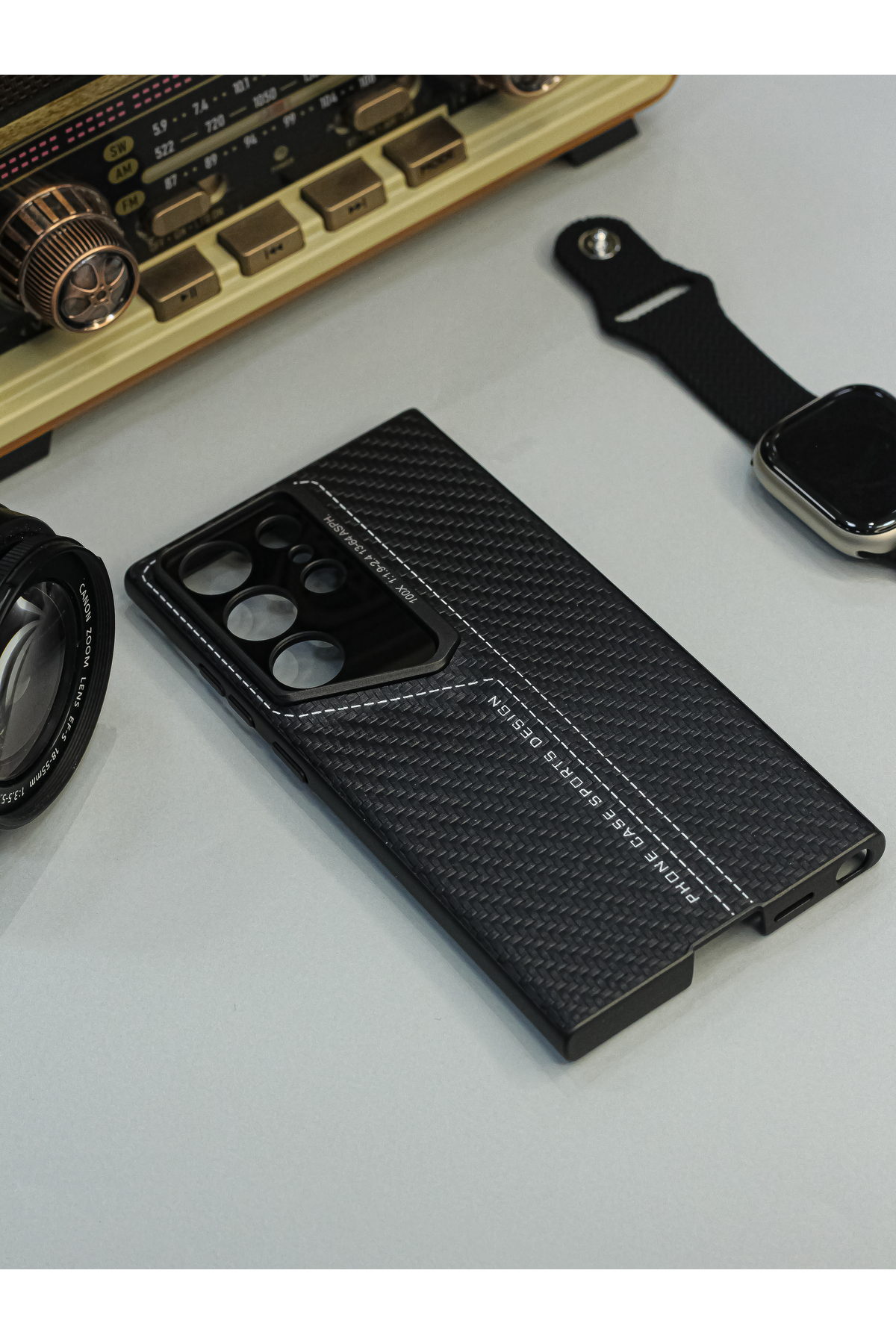 کاور و قاب SAMSUNG S24 ULTRA CASE MAGSAFE CARBON SILICONE BCASE