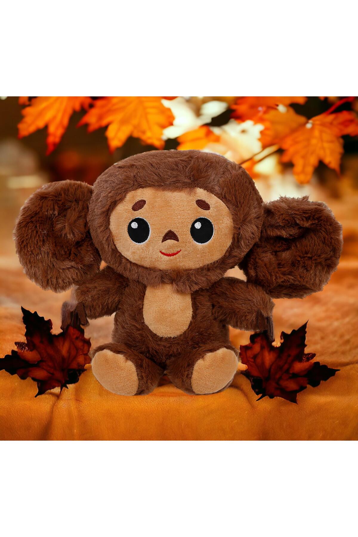 اسباب بازی های پشمی پارچه وارداتی صدا موسیقی CUTE MONKEY CHEBURASHKA شکل مخمل خواب دار SLEEP & PLAY ARKAD e-life shop
