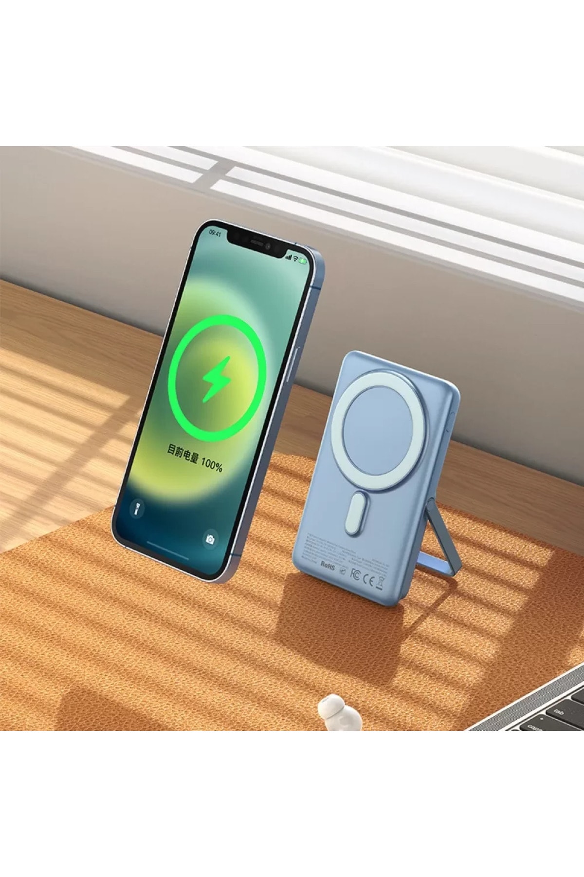 پاوربانک MC 0692 GOPOWER 15W MAGSAFE 10.000 MAH POWERBANK BLUE اورجینال Mcdodo