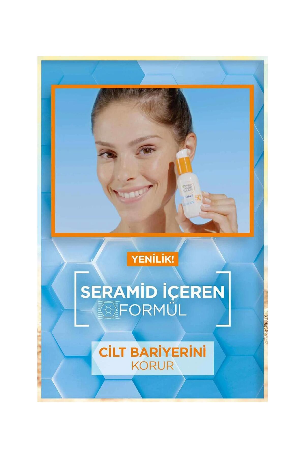 Garnier سرم ضدآفتاب روزانه SPF50+ غیرقابل رویت 30 میلی‌لیتر