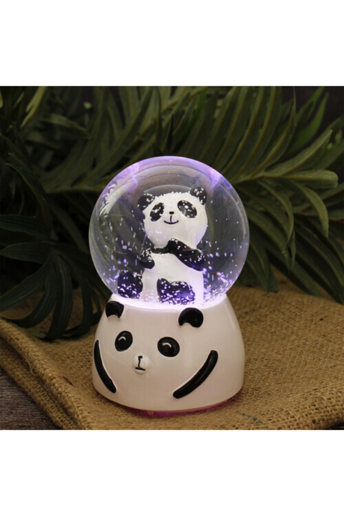 گوی برفی تکنوزار MINI LIGHTED PANDA SNOW GLOBE از ترکیه SIS
