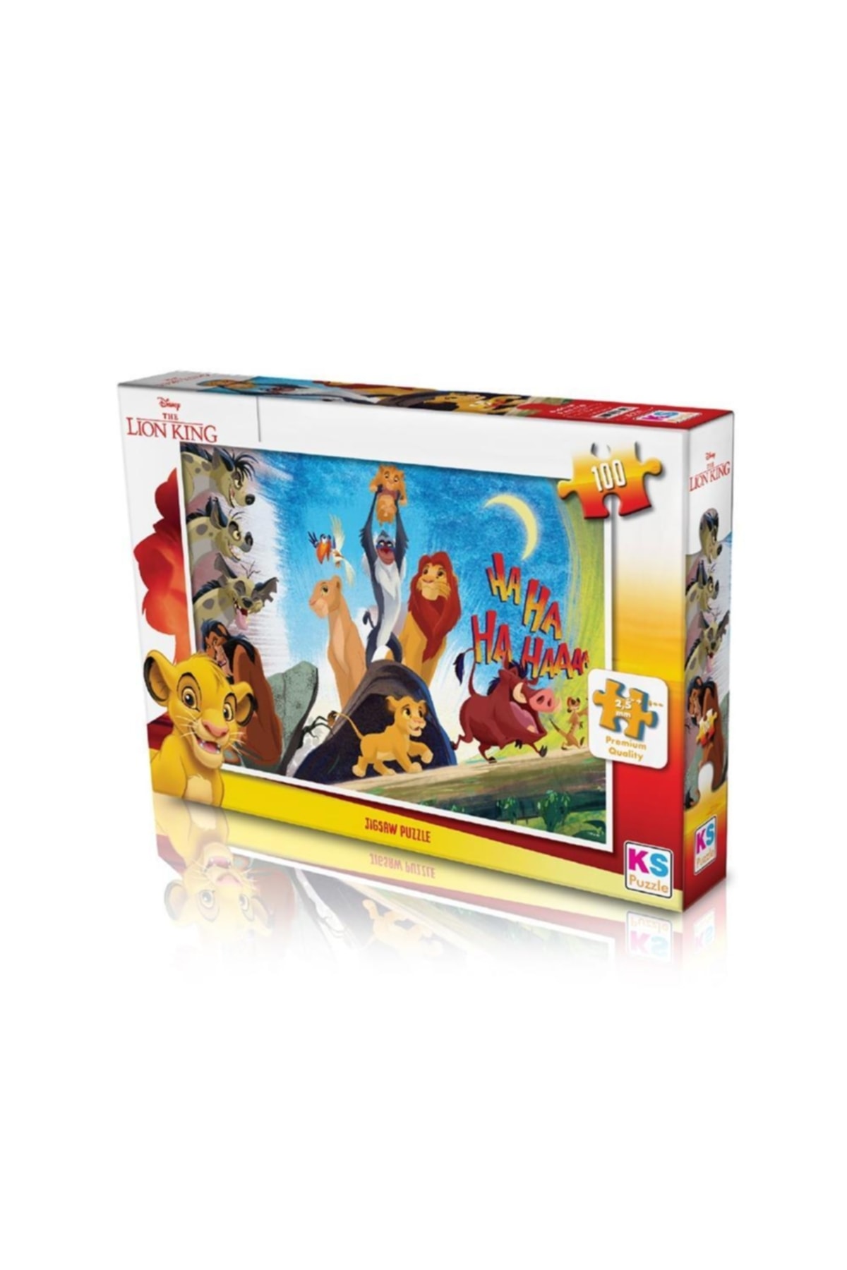 پازل شیر پادشاه 100 قطعه اورجینال Ks Games