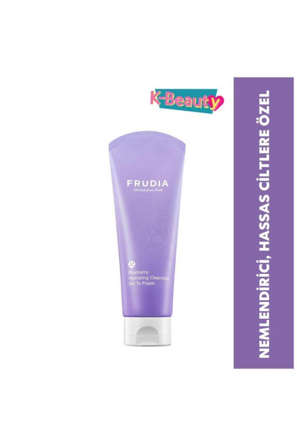 پاک کننده صورت ژل هیدرینگ زغال اخته به تمیز کف 145 میلی لیتر Frudia