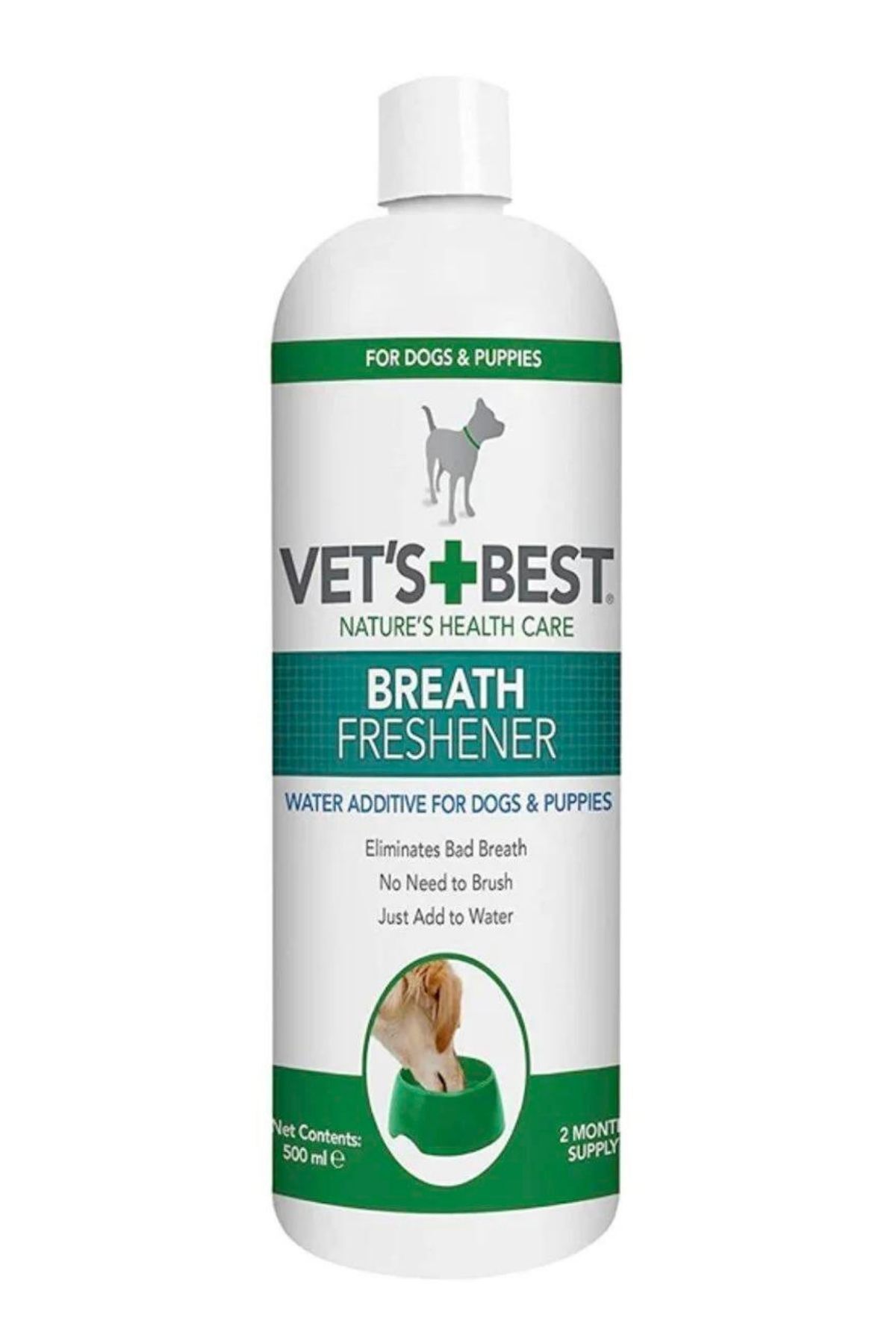 آب مراقبت دهان سگ وتس بست Vets Best با عصاره نعناع و میخک، ۵۰۰ میلی‌لیتر