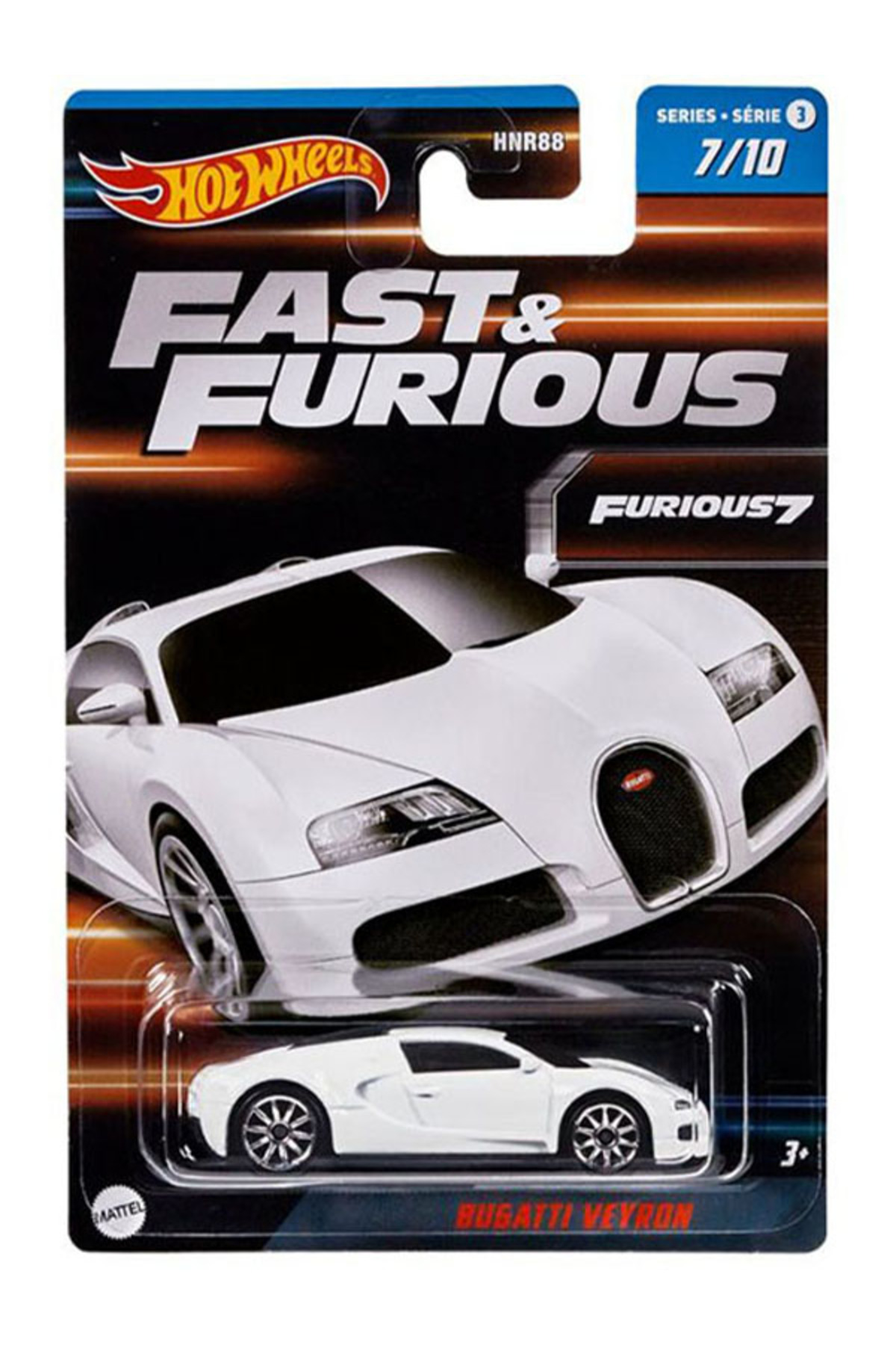 ماشین اسباب بازی BUGATTI VEYRON FAST & FURIOUS 1 64 هات ویلز اورجینال HOT WHEELS