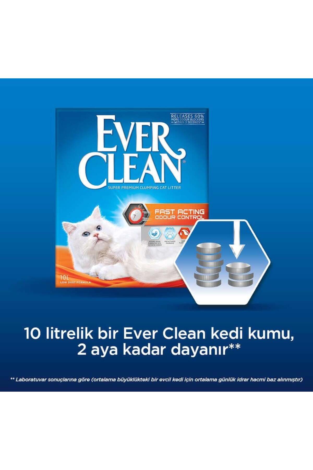 خاک گربه معطر زودگلوله‌شونده اور کلین Ever Clean Instant Freshness، ۱۰ لیتر
