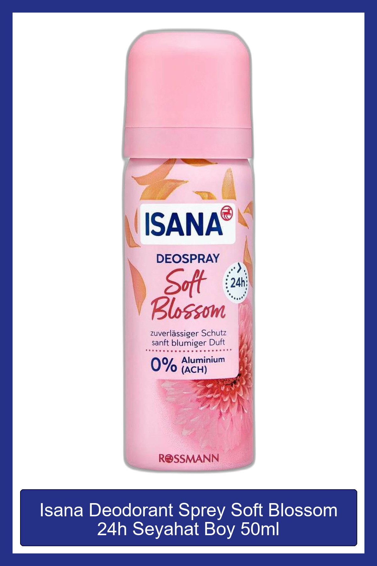 دئودورانت و رول آن اسپری SOFT BLOSSOM 24H TRAVEL SIZE 50ML ISANA