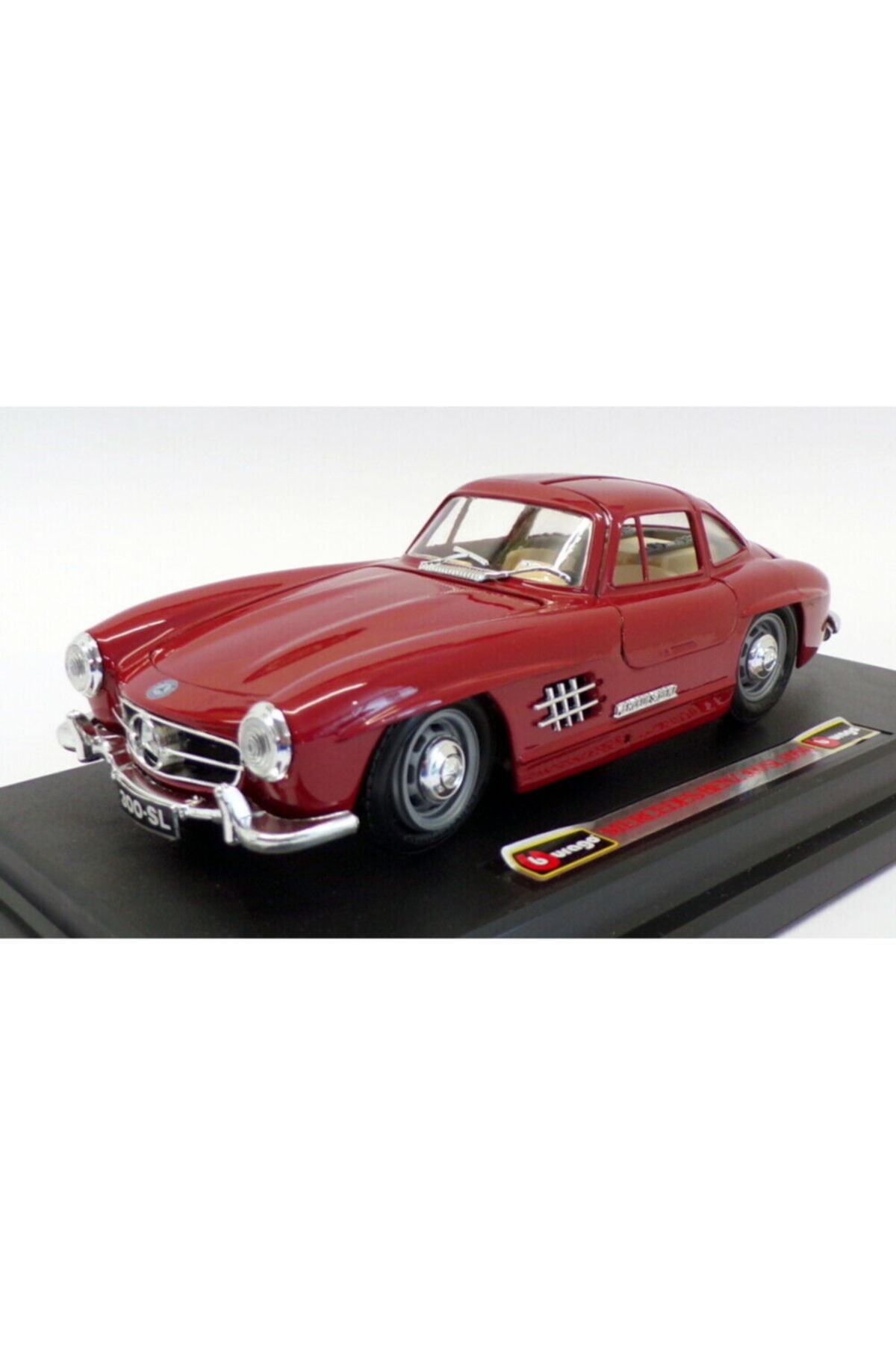 مدل خودرو 1954 مرسدس 300 SL 1:24 ماشین قرمز اورجینال Burago