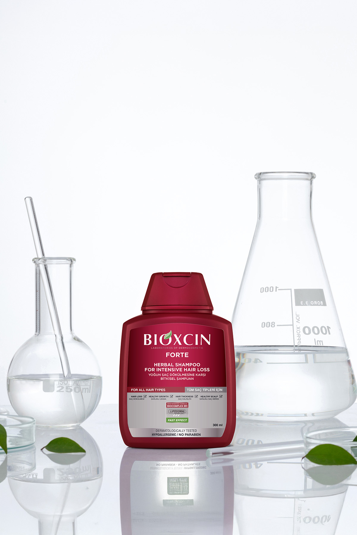 شامپو بیوکسین فورت 300 میلی لیتر شامپوی ضد ریزش مناسب برای تمام انواع مو بیوکسکین Bioxcin