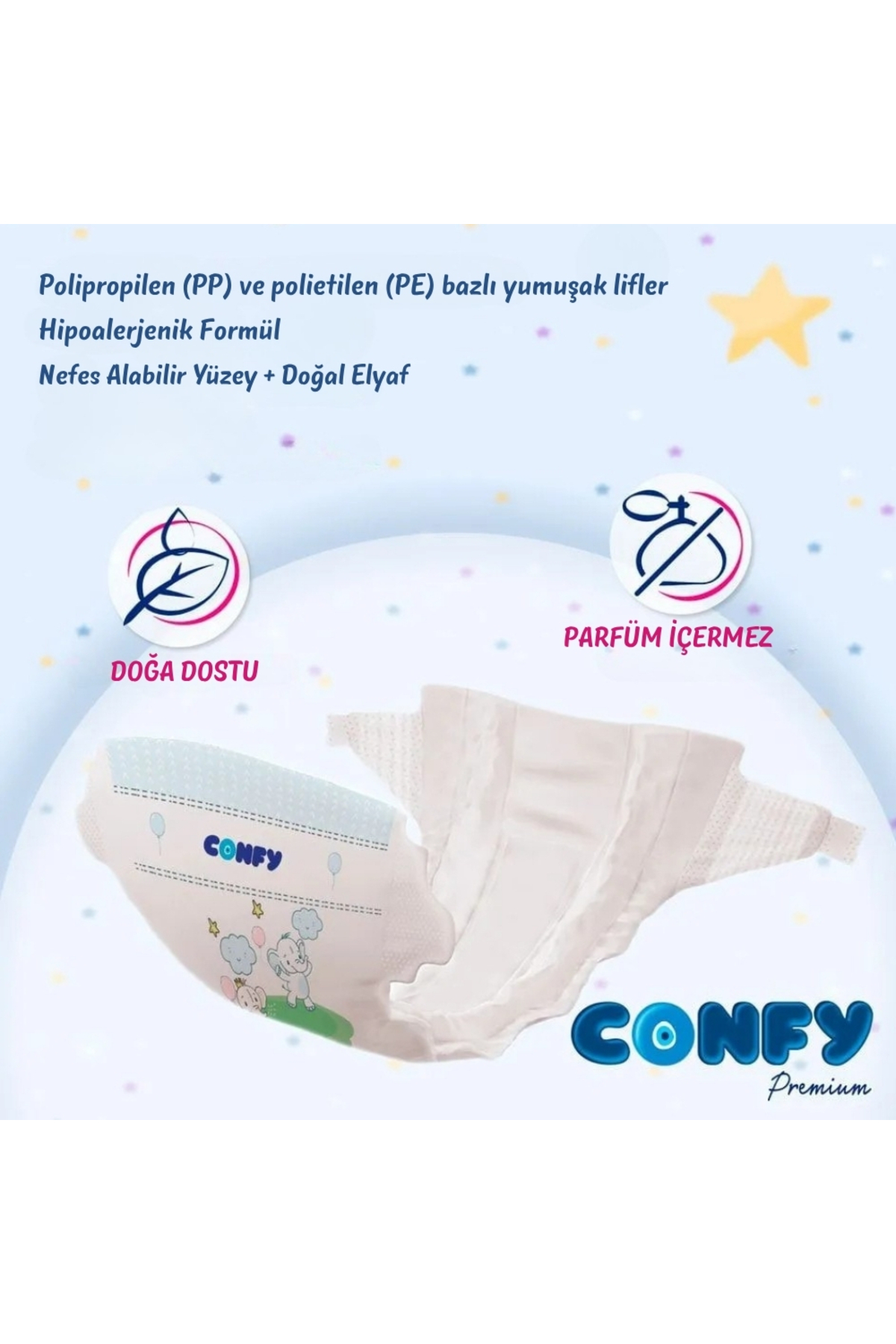 پوشک بچه جونیور 11 تا 18 کیلوگرم 80 عددی سایز ممتاز 5 اورجینال Confy