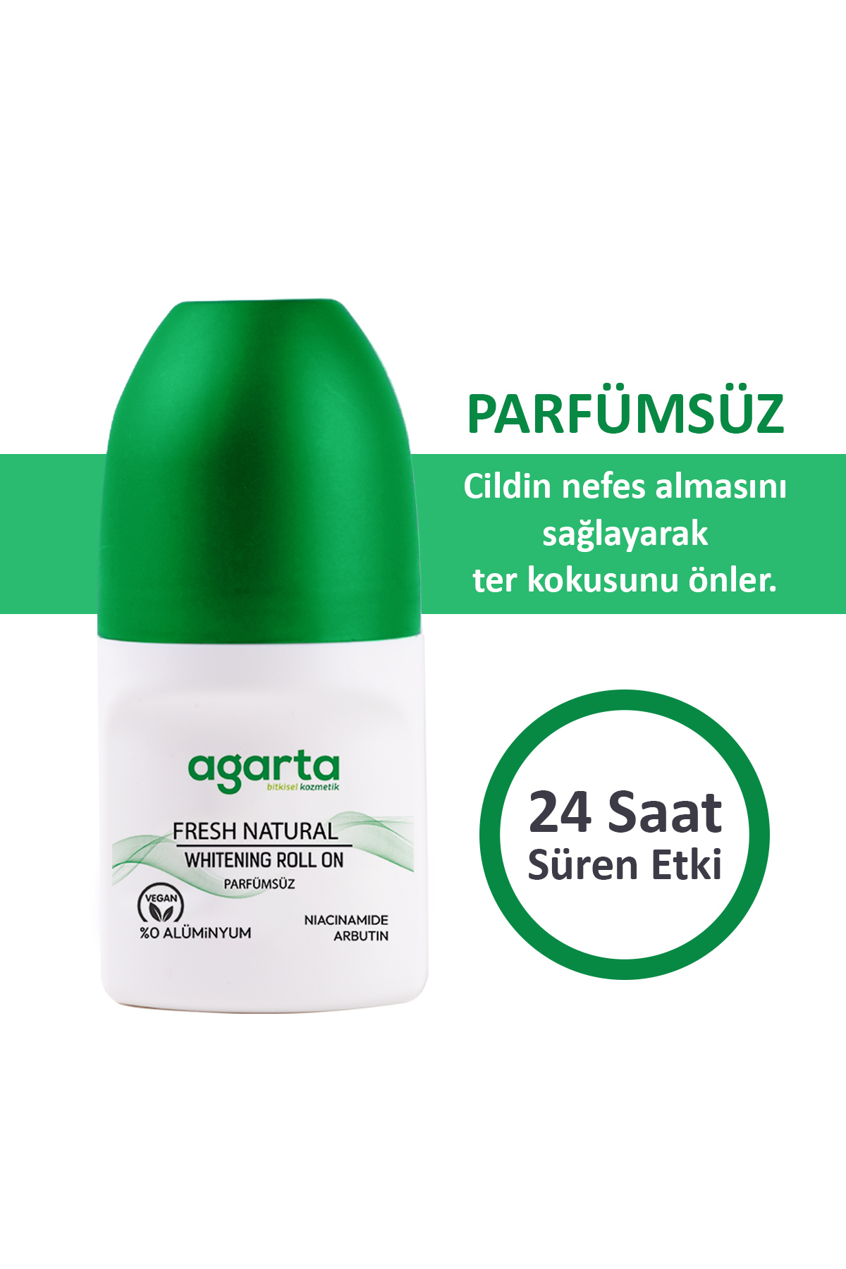 دئودورانت و رول آن بدون عطر 50 میلی لیتر مناسب برای همه جنسیت ها Agarta