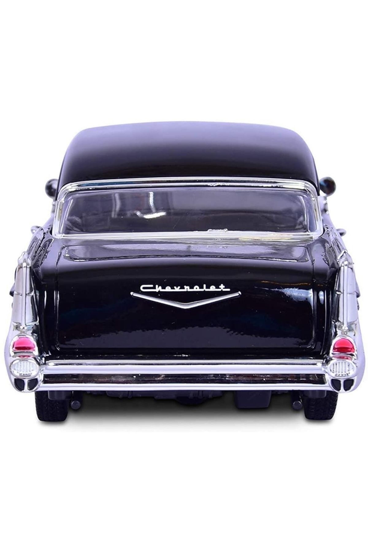 مدل خودرو ماشین موتورمکس 1957 CHEVY BEL AIR مشکی 1:18 اورجینال Motor Max
