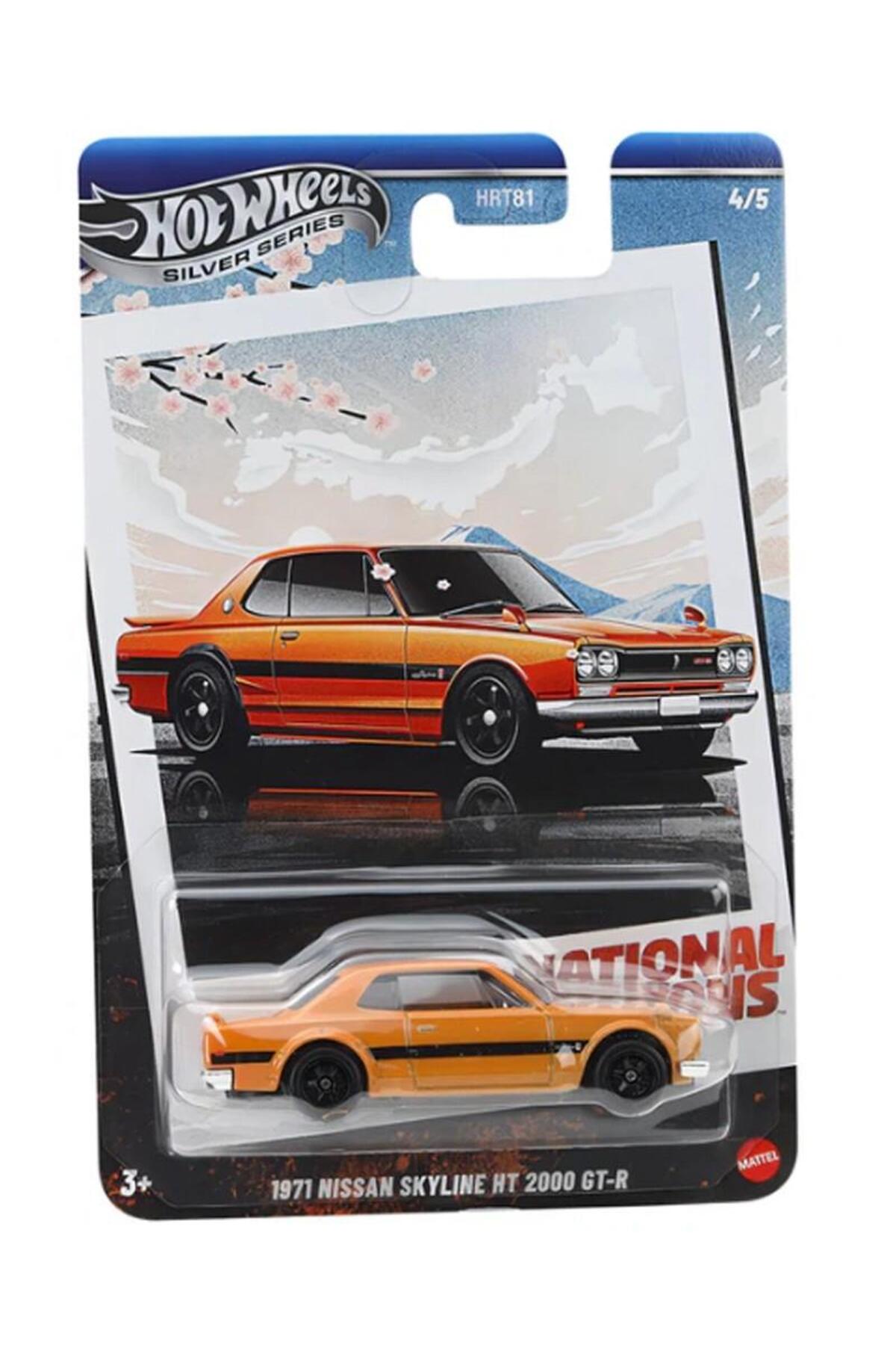 ماشین اسباب بازی سریال های نقره ای اتومبیل ویژه 1971 NISSAN SKYLINE HT 2000 GT R HRT81 JBY89 هات ویلز اورجینال HOT WHEELS