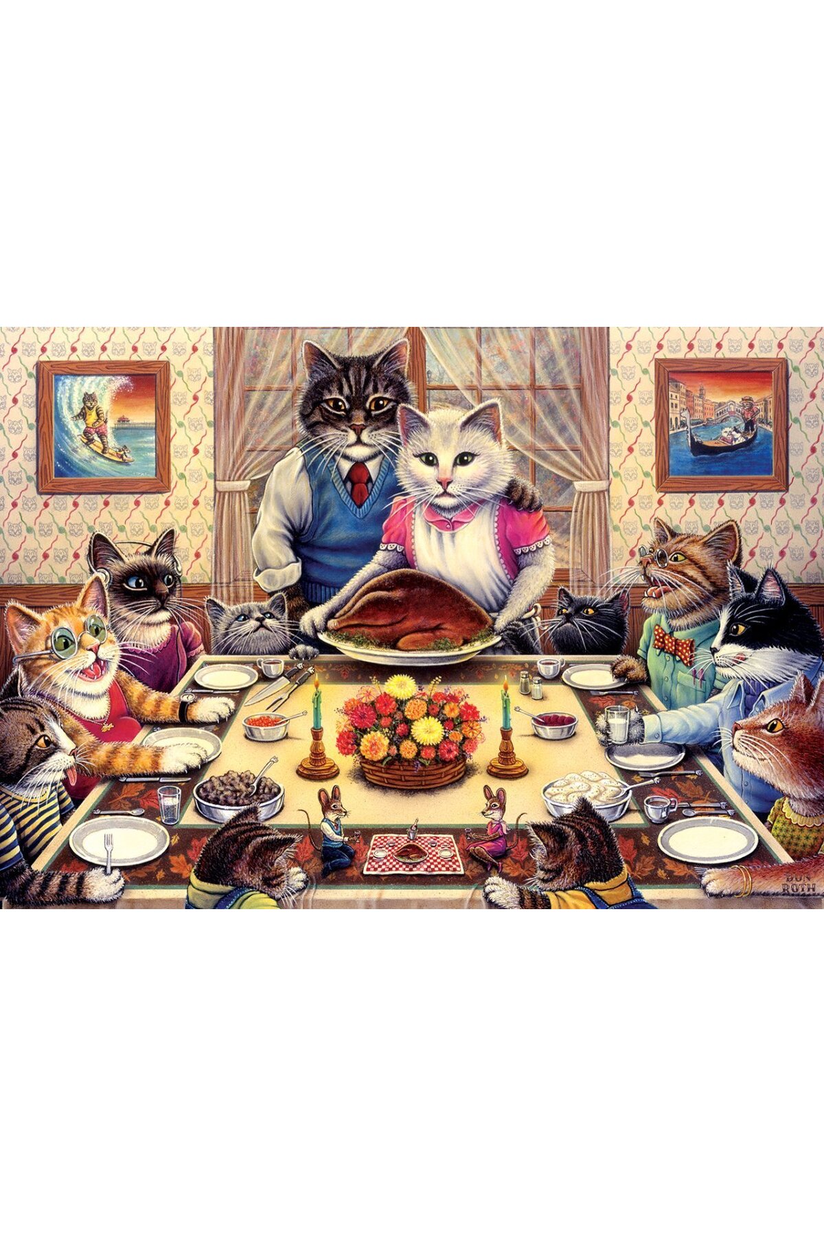 پازل خانواده گربه 260 قطعه در جشن اورجینال ارت Art Puzzle