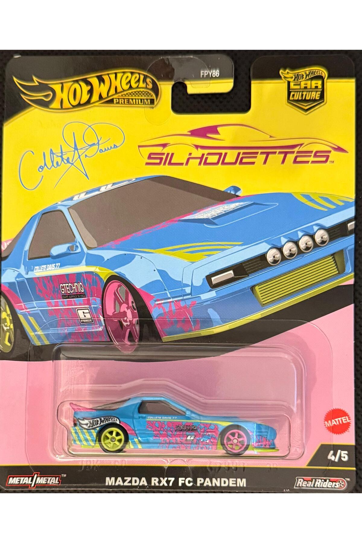 ماشین اسباب بازی SILHOUETTES CULTURE PREMIUM MAZDA RX7 PANDEM JBK60 هات ویلز اورجینال HOT WHEELS