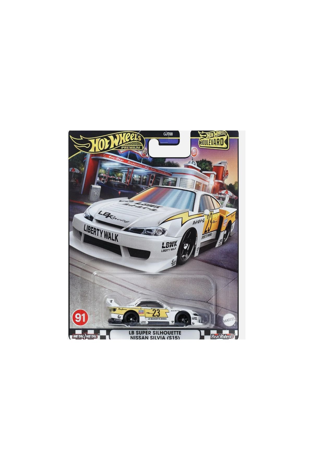 ماشین اسباب بازی بلوار PREMIUM LB SUPER SILHOUETTE NISSAN SILVIA S15 GJT68 HRT64 HOT WHEELS