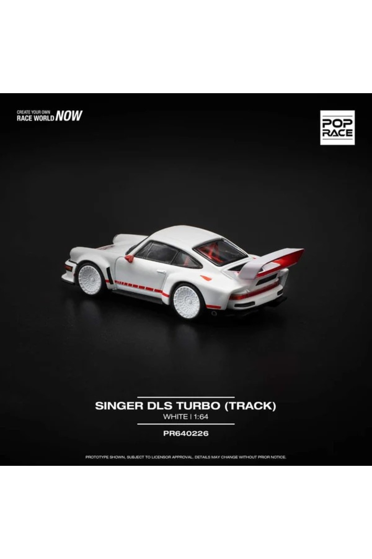ماشین اسباب بازی POP RACE 1 64 PORSCHE SINGER DLS TURBO WHITE PR64 226 از ترکیه HOT WHEELS