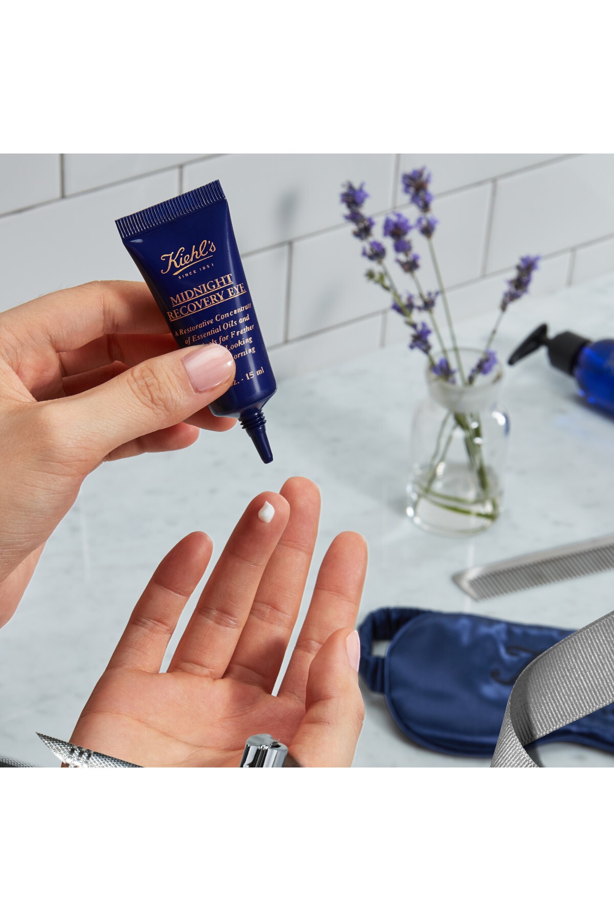 Kiehl's کرم شبانه کاهش خستگی و حلقه‌های تیره اطراف چشم ۱۵ میلی لیتر