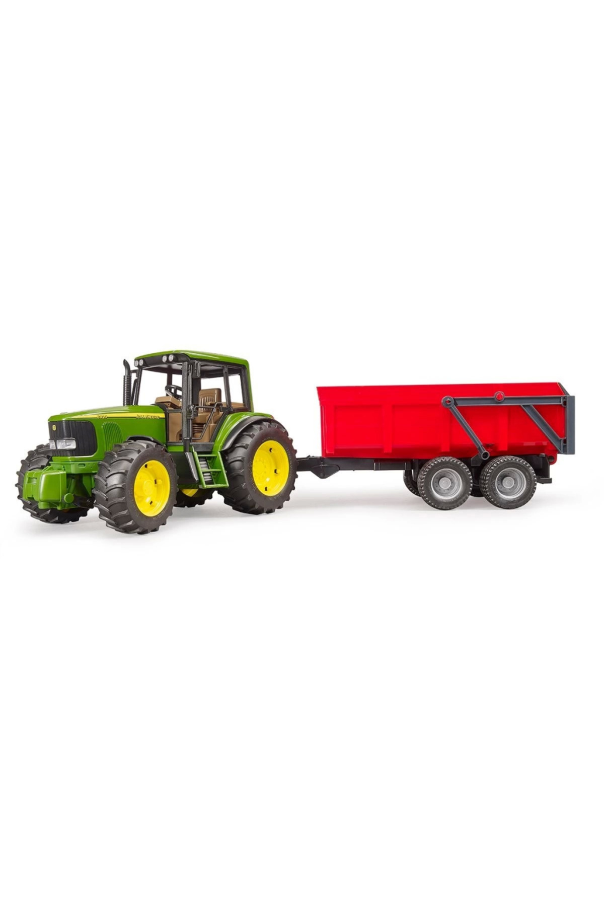 مدل خودرو JOHN DEERE 6920 TRACTOR AND RED TRAILER اورجینال NW NessiWorld