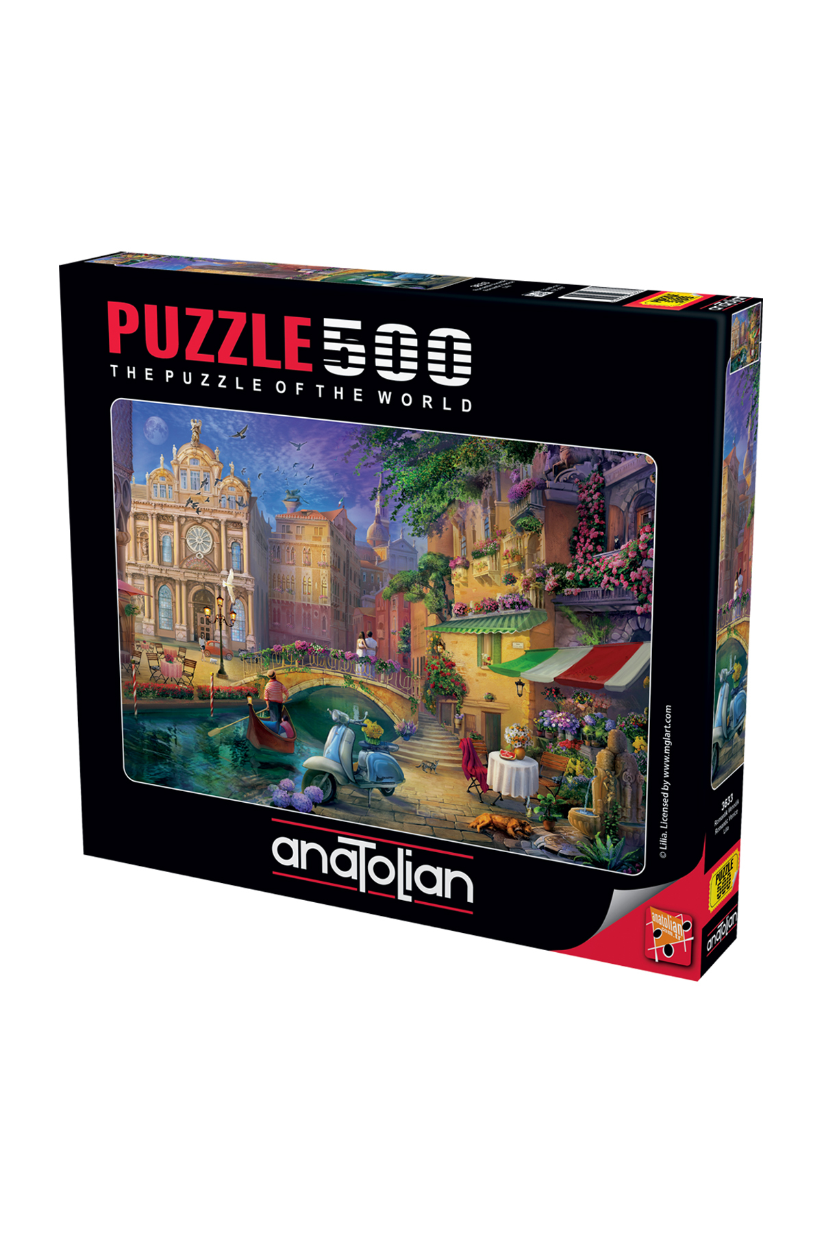 پازل 500 قطعه ونیز عاشقانه 3633 اورجینال Anatolian Puzzle