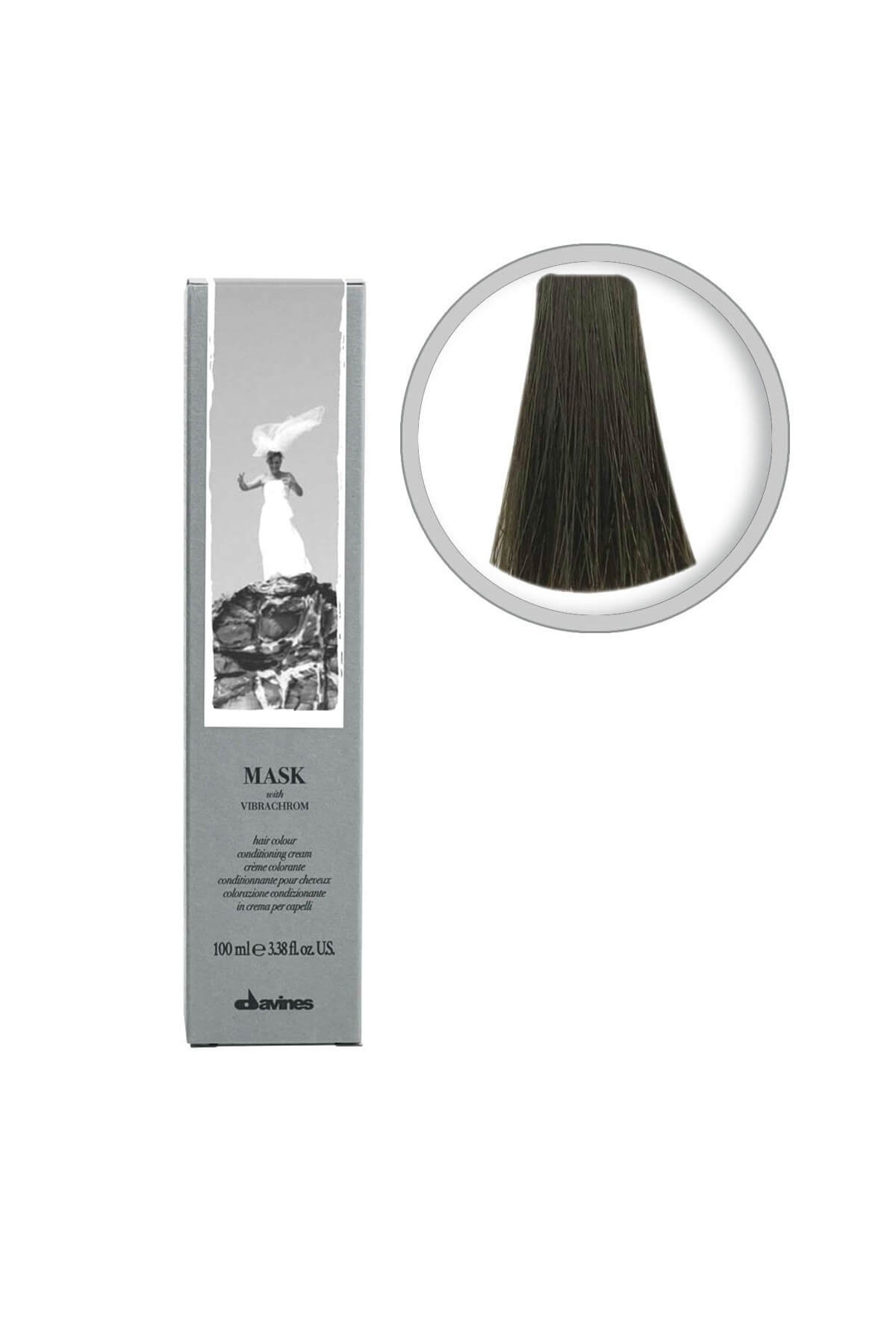 رنگ مو ماسک VIBRACHROM 1.0 HAIR DYE مشکی بدون اکسید Davines