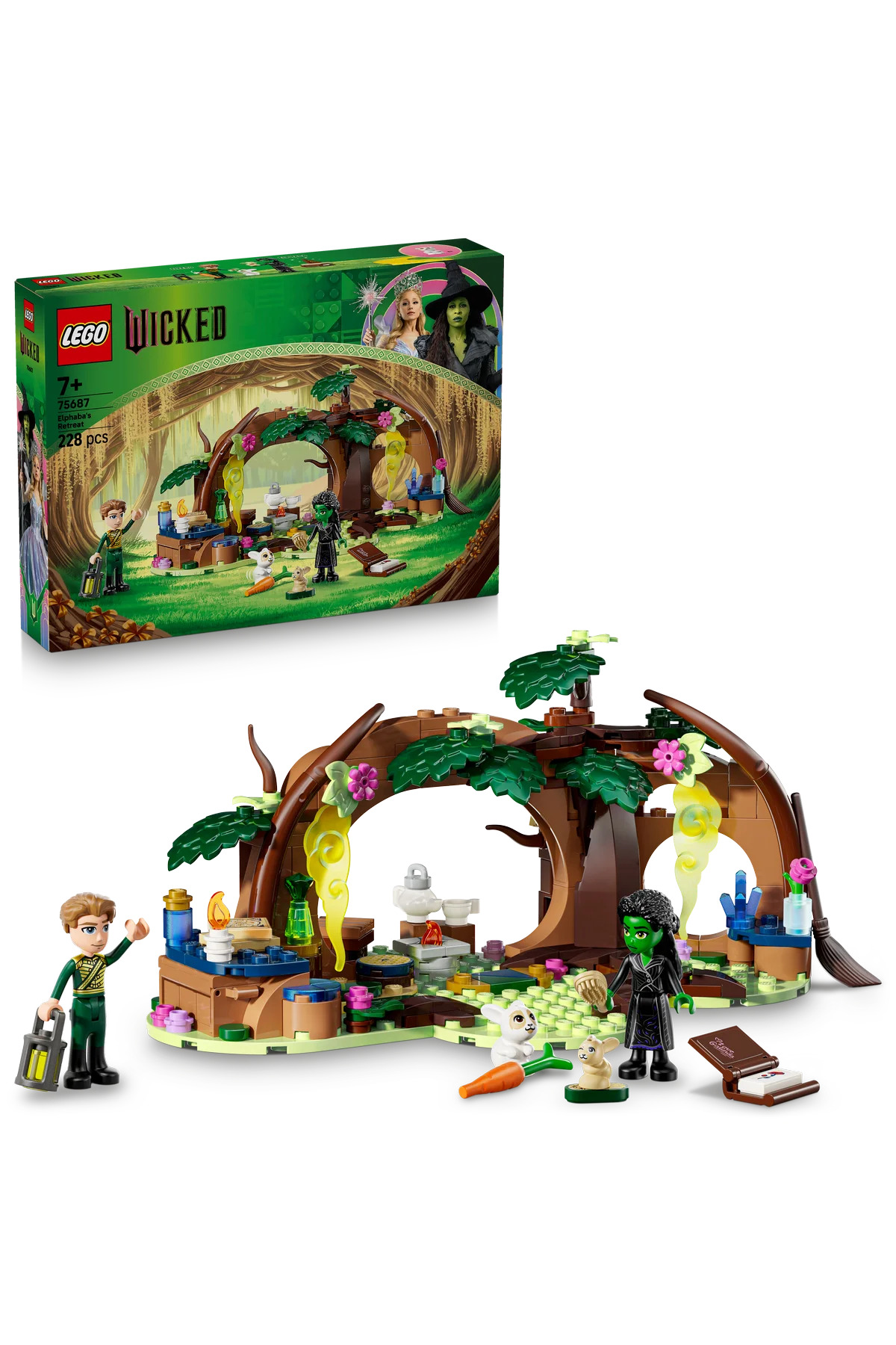 لگو و اسباب بازی های ساخت محور ® WICKED ELPHABA'S SHELTER 75687 ست ساختمان خلاقانه برای سنین 7 سال به بالا 228 قطعه اورجینال LEGO