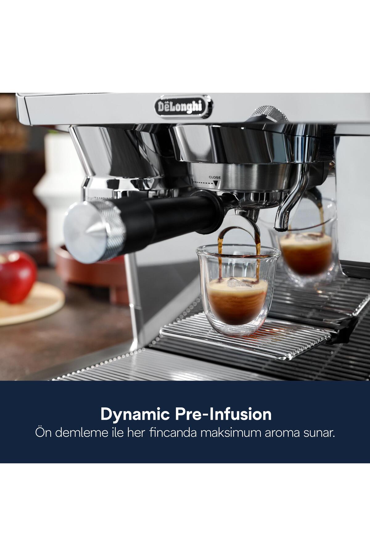 دستگاه اسپرسو و کاپوچینو دستی LA SPECIALISTA MAESTRO EC9885.M قهوه BARISTA TYPE اورجینال Delonghi