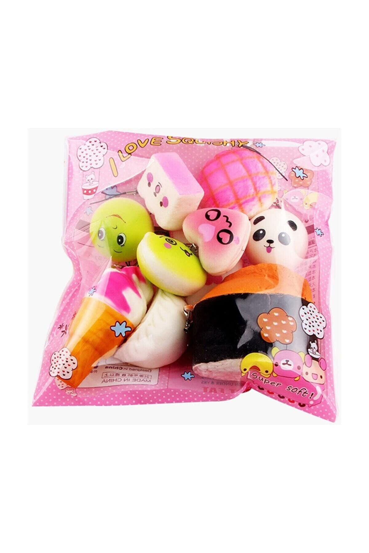 اسباب بازی های فیگور دیگر 5 تکه SQUISHY MEDIUM SIZE مخلوط مگا ست MISS SCENTED SOFT مکرر رها کنید EMİR KIRTASİYE