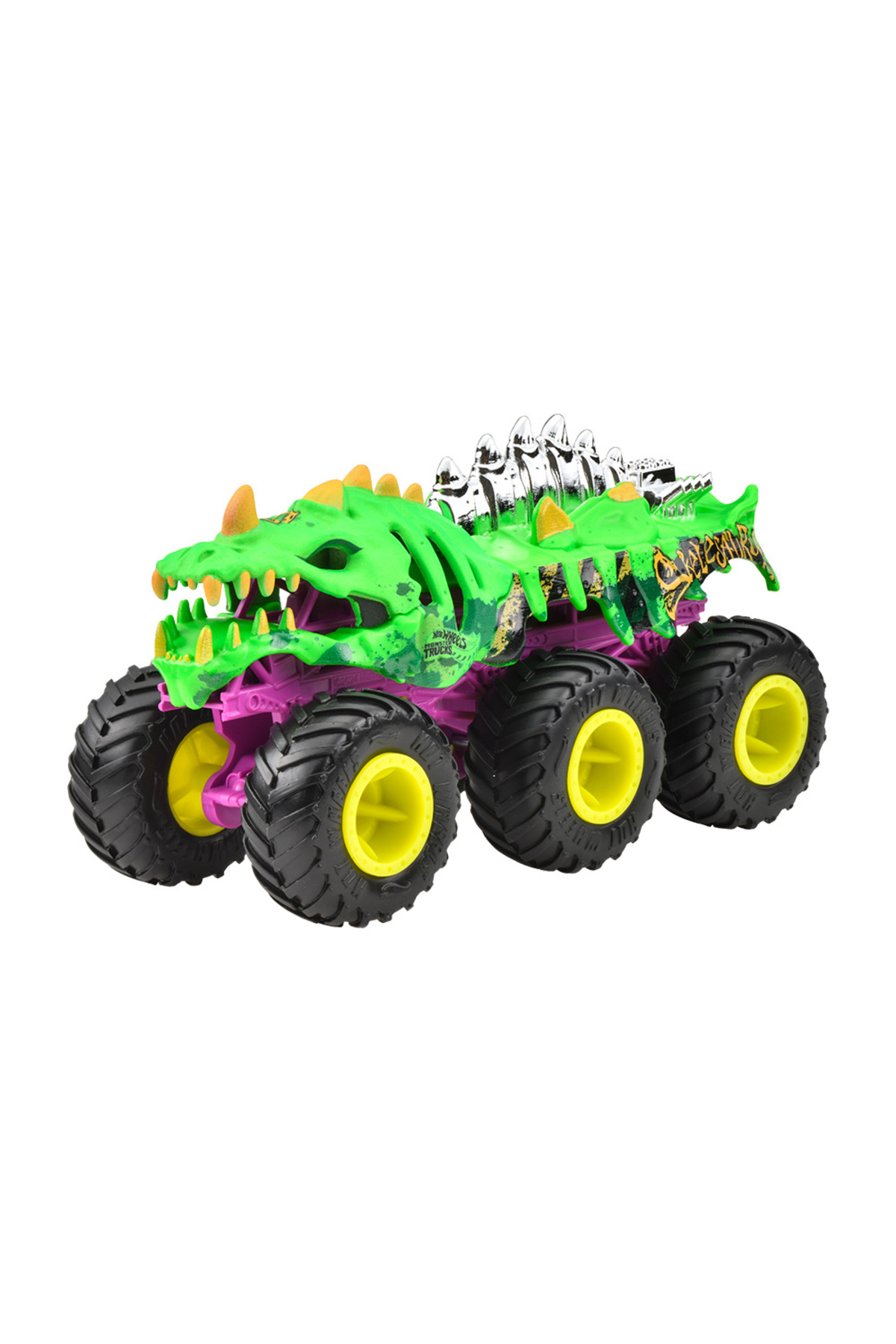 ماشین اسباب بازی 1:64 HOT WHEELS MONSTER TRUCKS CARS SKELESAURUS JCH42 از ترکیه HOT WHEELS