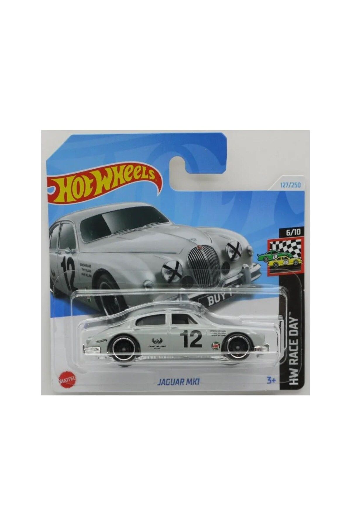 ماشین اسباب بازی JAGUAR MK1 HRY80 هات ویلز اورجینال HOT WHEELS
