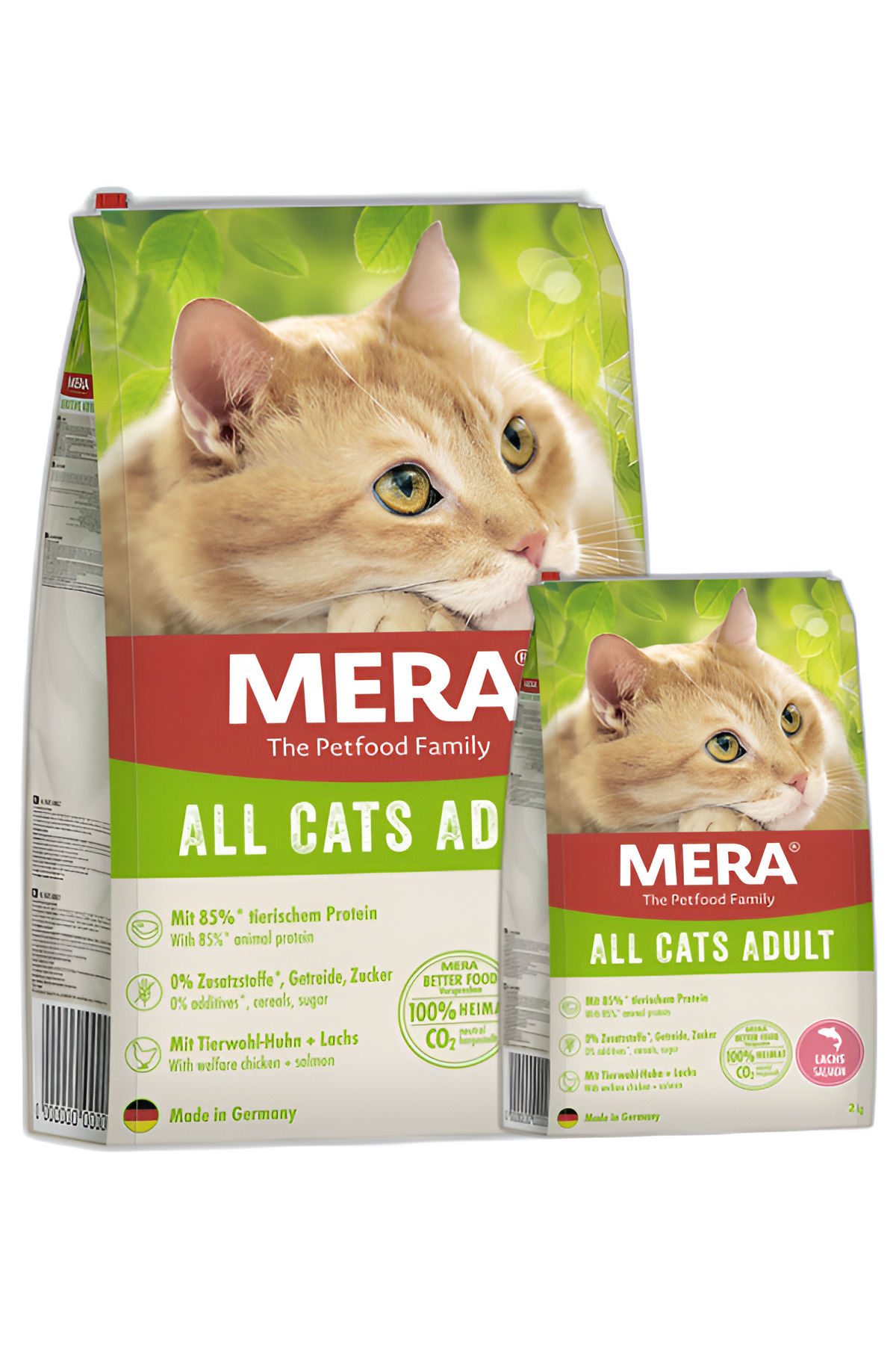 غذای خشک گربه مرا Mera Grain Free Fresh Meat با سالمون، ۱۰ + ۲ کیلوگرم