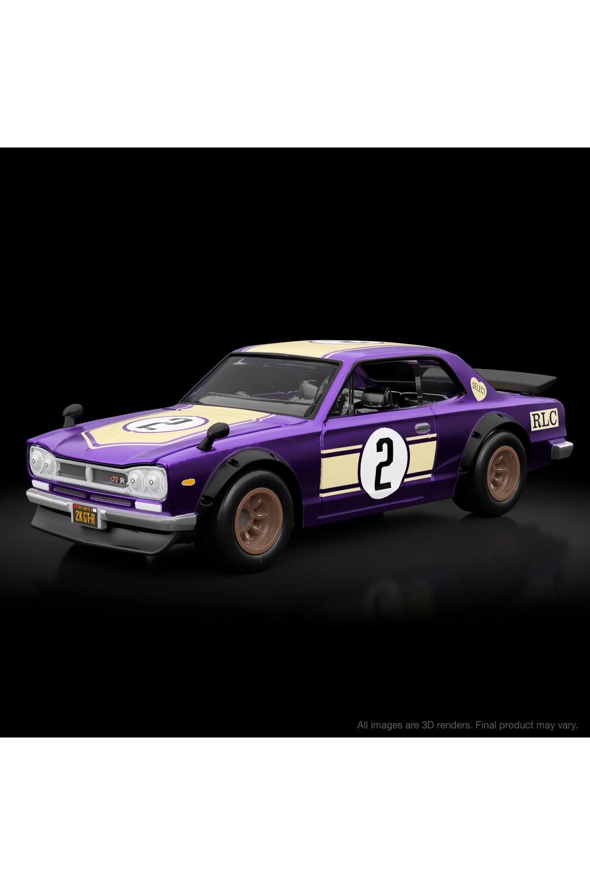 ماشین اسباب بازی COLLECTORS RLC EXCLUSIVE SELECTIONS 1972 NISSAN SKYLINE H T 2000GT R از ترکیه HOT WHEELS
