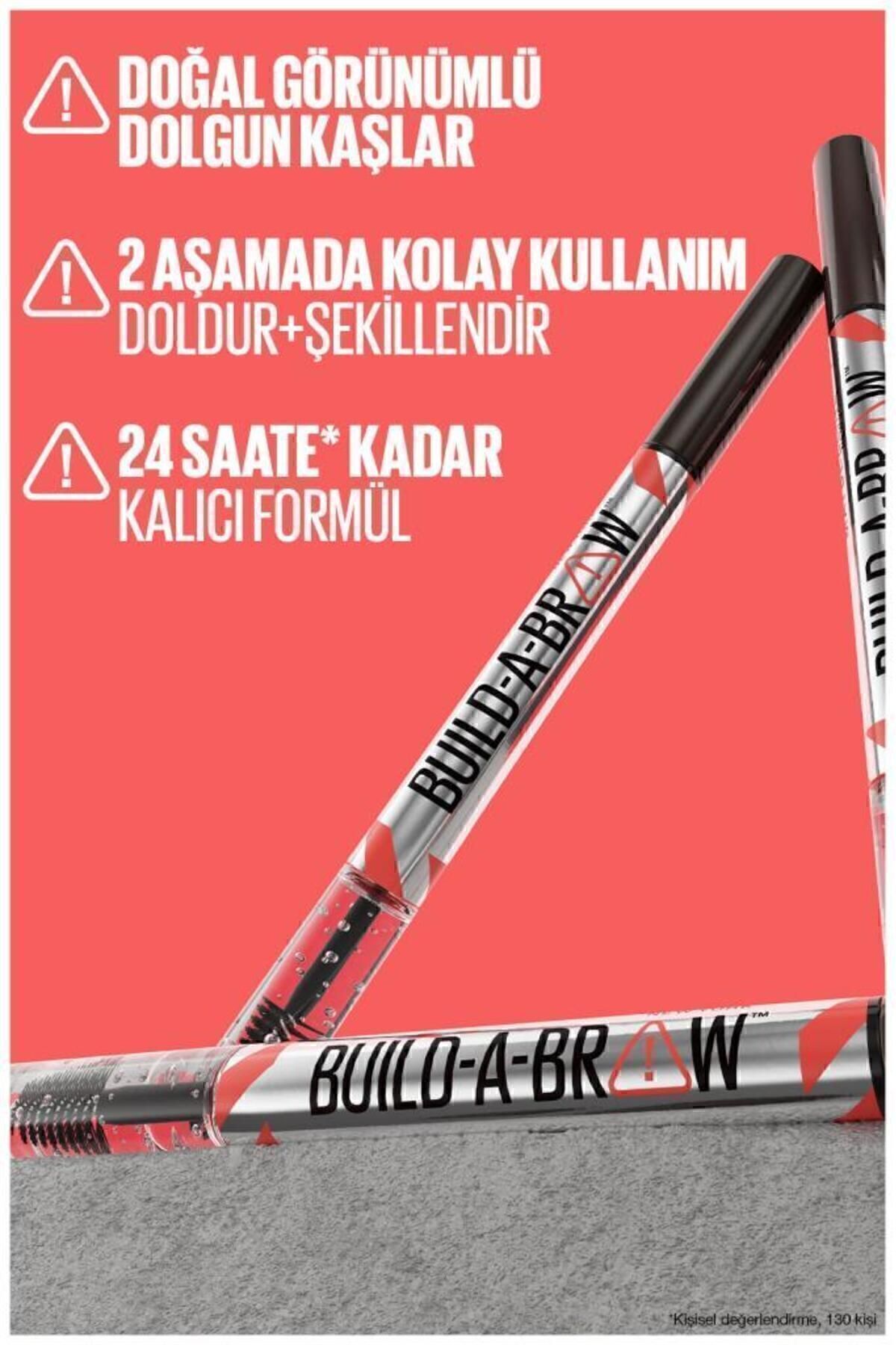 مداد ابرو و سایه یک 2IN1 را بسازید ژل قهوه ای سیاه Maybelline New York