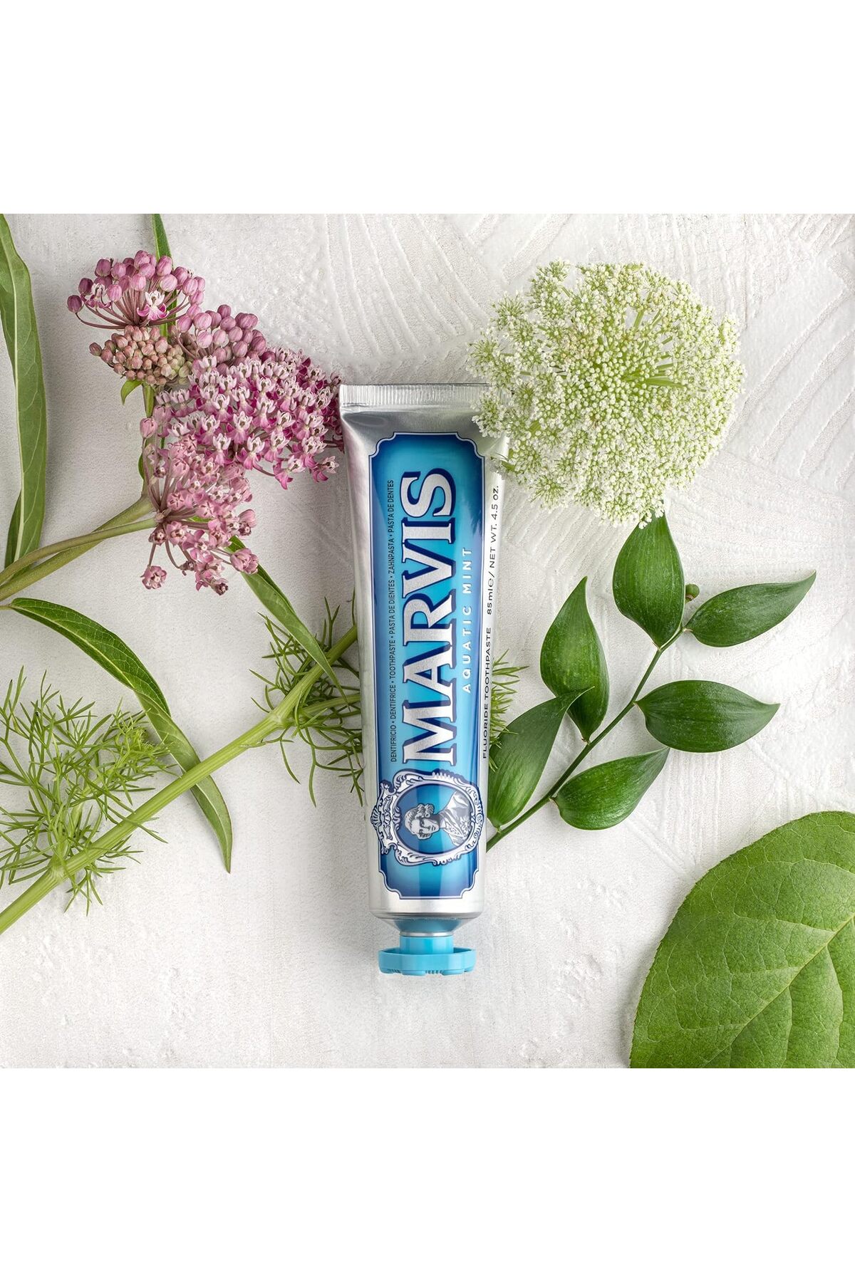 خمیردندان خمیر دندان نعناع آبزی 85 میل X 2 مجموعه سودمند ماوریس Marvis