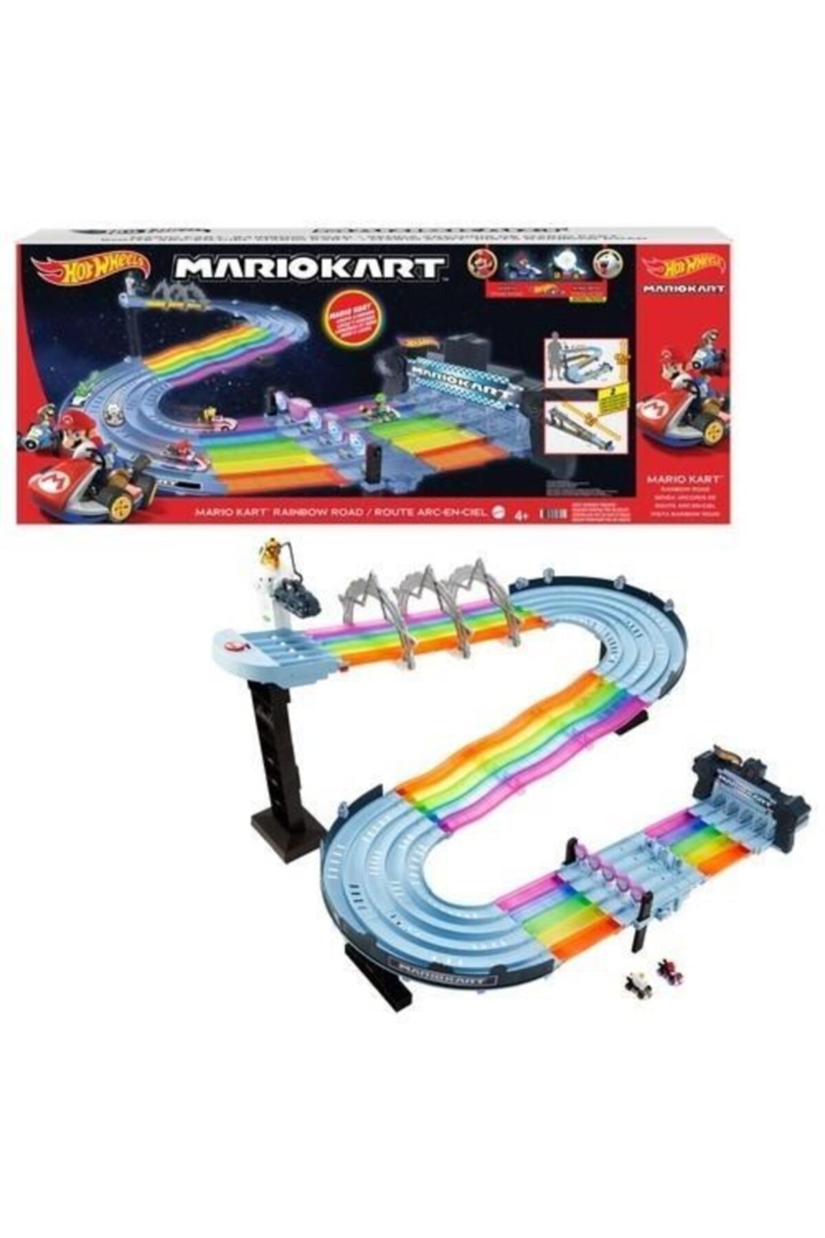 ماشین اسباب بازی ست ماریو کارت رنگین کمان جاده GXX41 از ترکیه HOT WHEELS