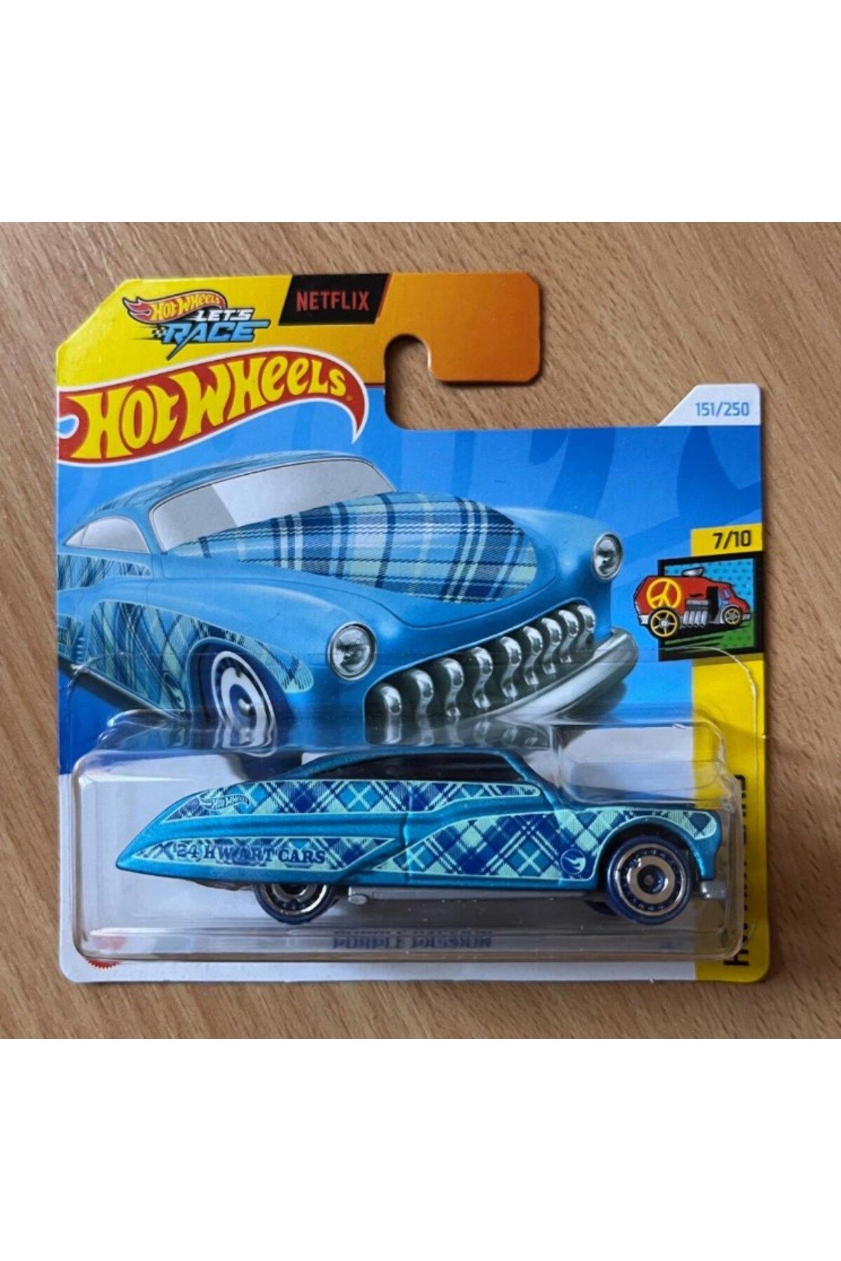 ماشین اسباب بازی PURPLE PASSION 2024 TREASURE HUNT HTF22 هات ویلز اورجینال HOT WHEELS