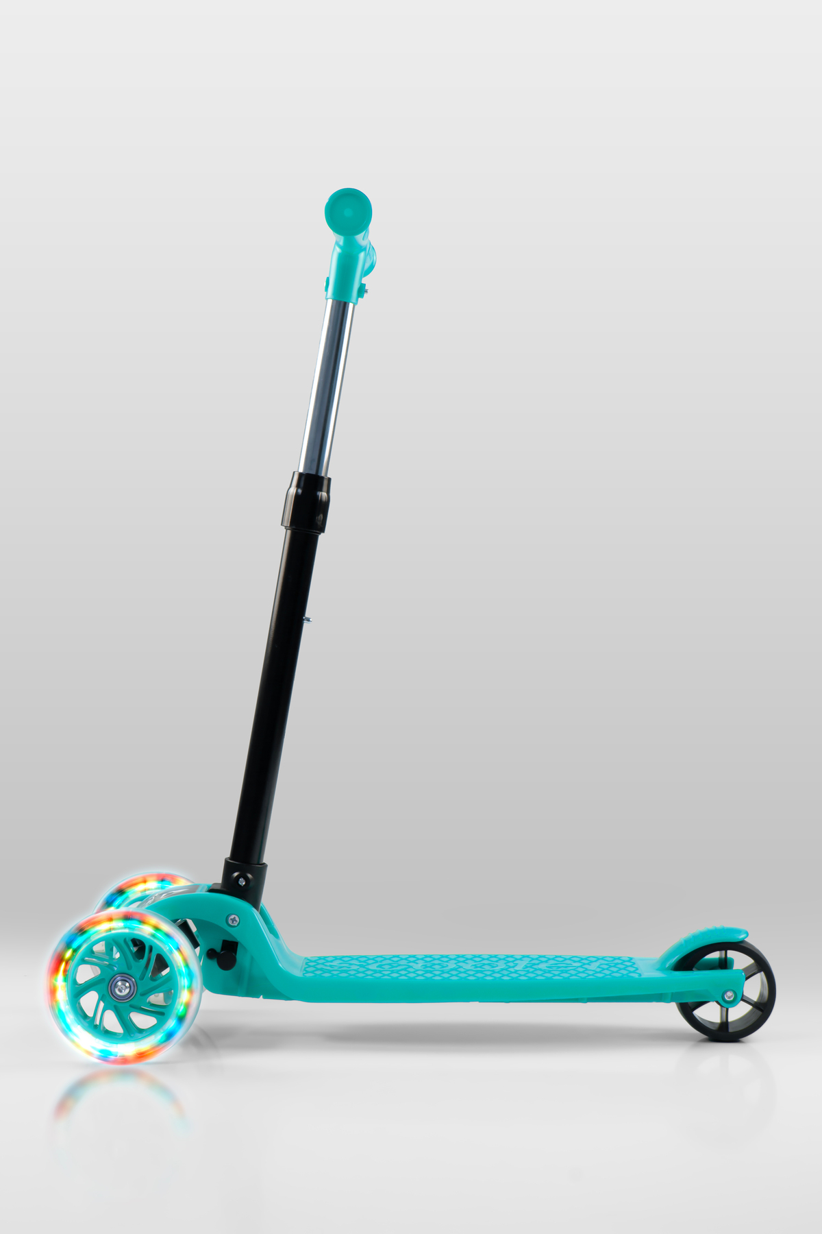 اسکوتر کودکان تاشو T212 M با نور LED تنظیم ارتفاع 4 سطحی 55 70 سانتی متر ترمز عقب از ترکیه Triathlon