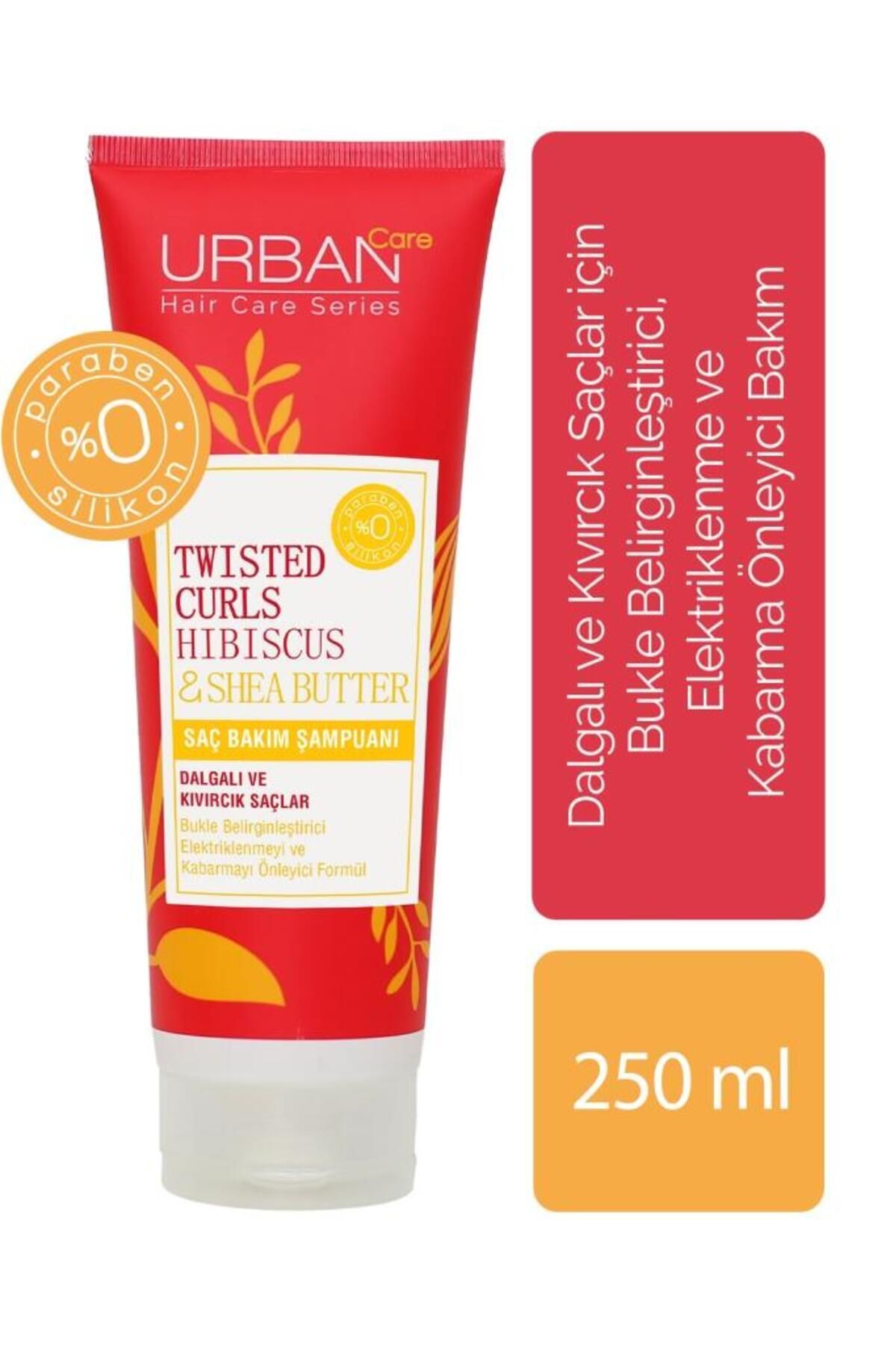 شامپو مراقبت از موی هیبیسکوس و شی باتر تویستد کرلز 250 میلی لیتری اربن کر Urban Care