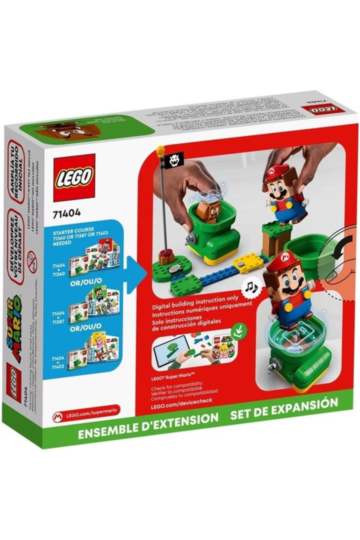 لگو و اسباب بازی های ساخت محور کفش سوپر ماریو 71404 گومبا از ترکیه LEGO