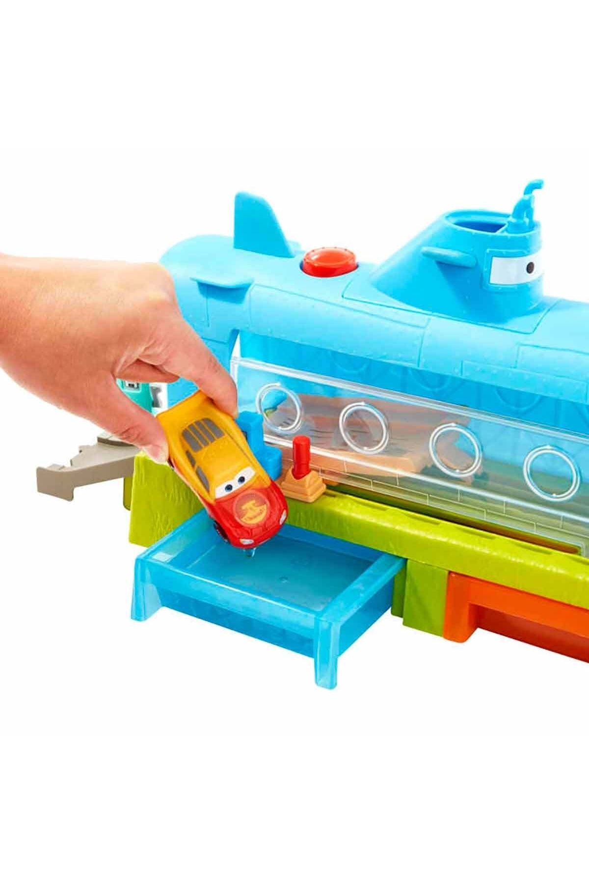 ماشین اسباب بازی مجموعه شستشوی اتومبیل نهنگ HGV70 هات ویلز اورجینال HOT WHEELS