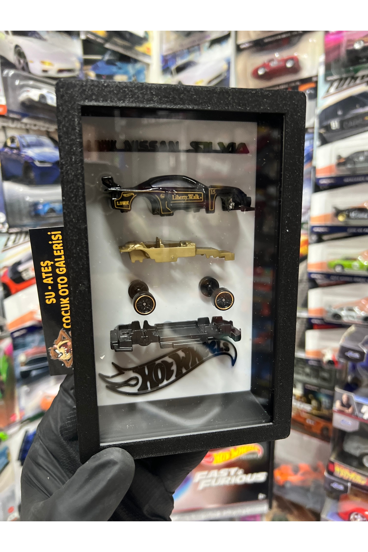 ماشین اسباب بازی نیسان سیلویا LBRW 1.64 DIORAMA هات ویلز اورجینال HOT WHEELS