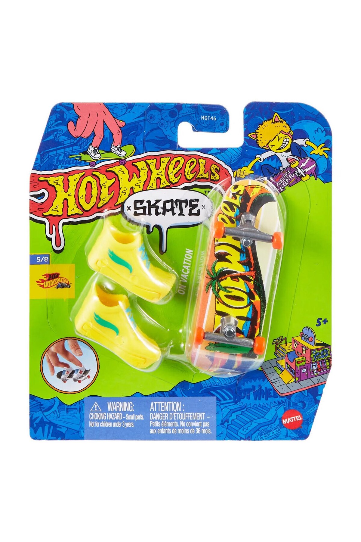 ماشین اسباب بازی اسکیت روی انگشتان تعطیلات و کفش هات ویلز اورجینال HOT WHEELS