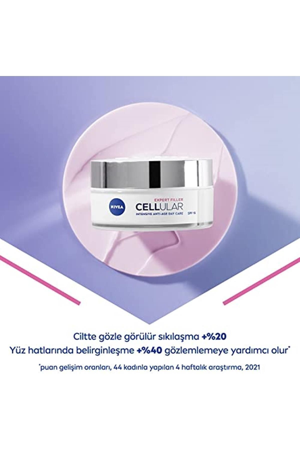 NIVEA کرم روز ضد چروک سلولار اکسپرت الفانت هایلورونیک اسید V 50 میلی لیتر