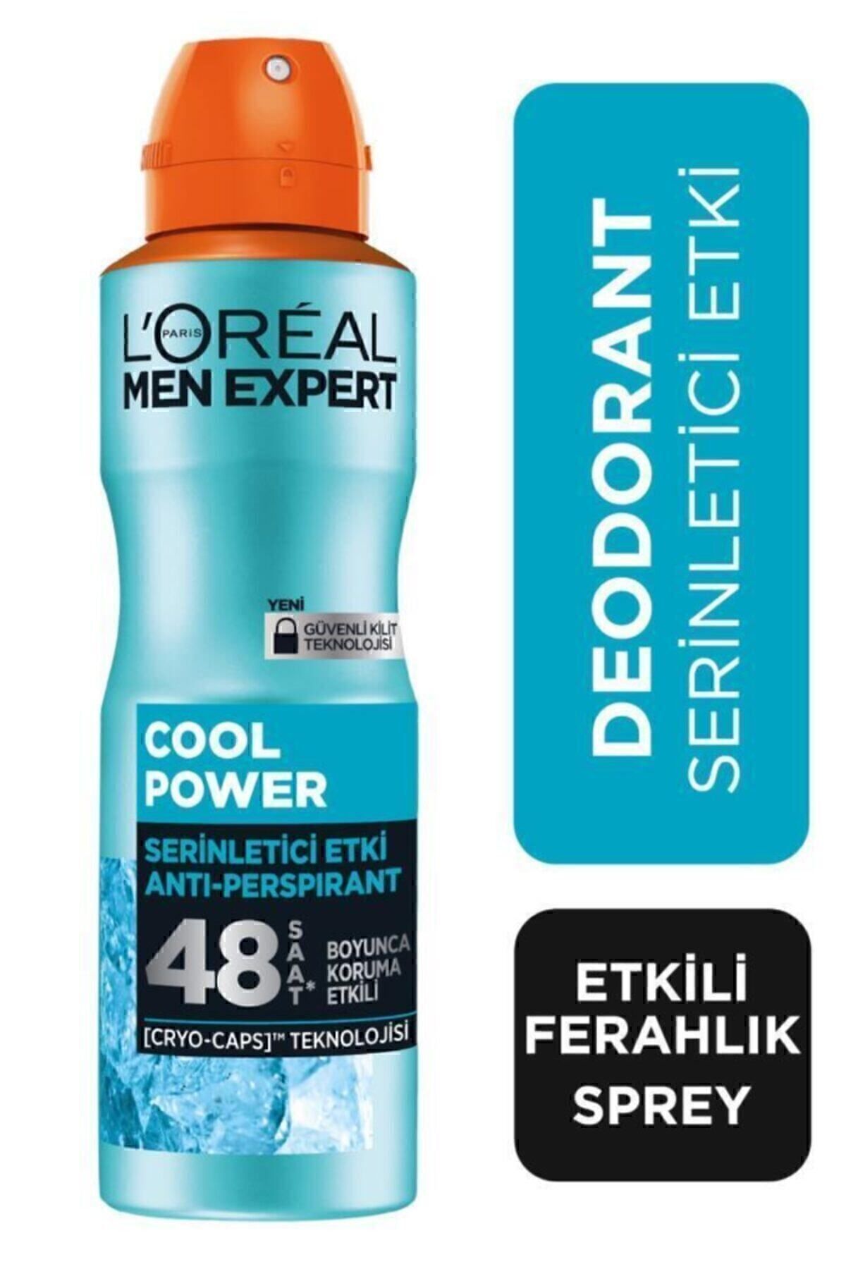 L'Oreal Paris Men Expert اسپری ضد تعریق مردانه با اثر بنیادی قدرتمند Cool Power