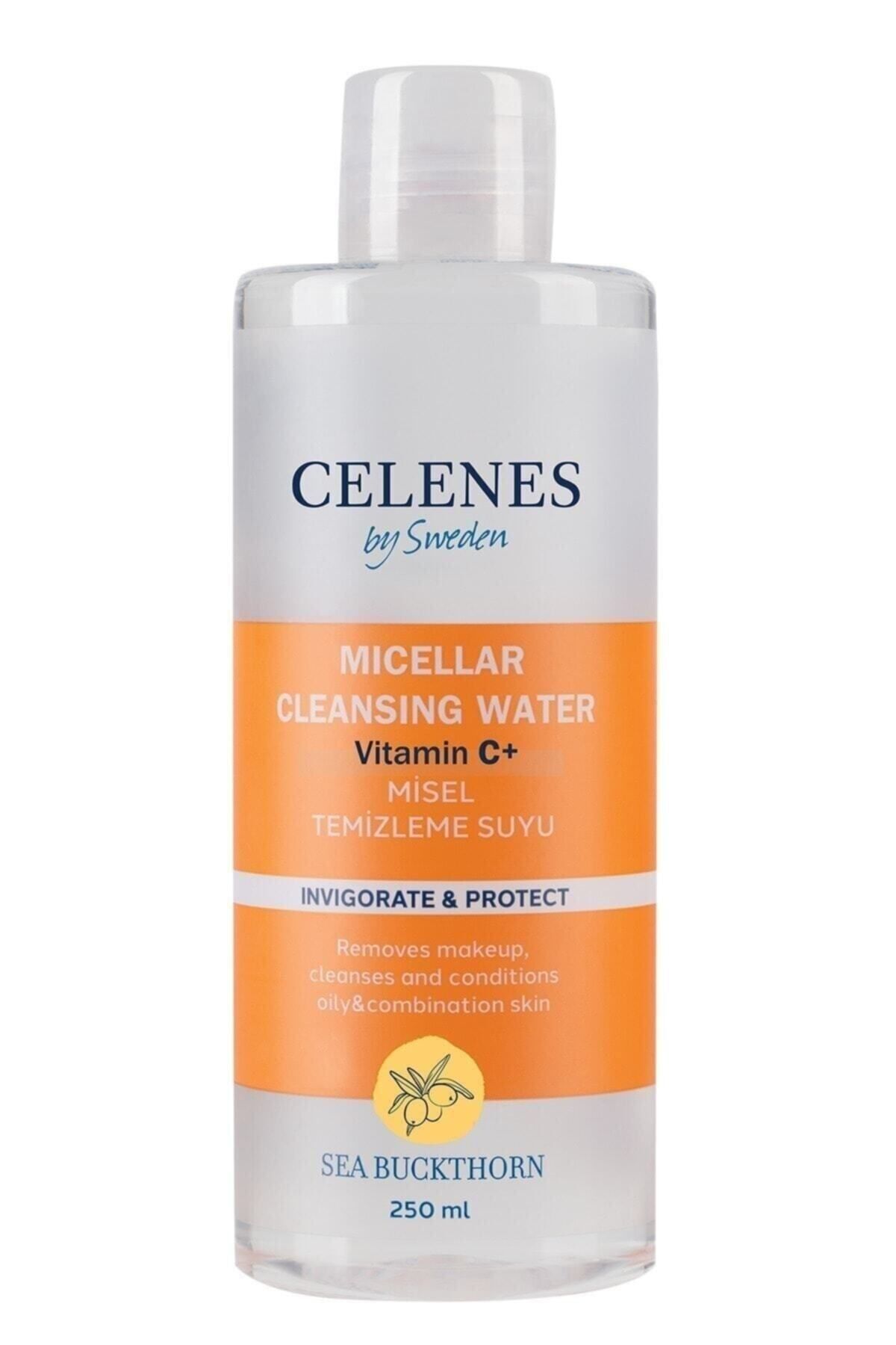 Celenes by Sweden آب پاک کننده میسل دریایی با روغن درخت دریایی 250 میلی لیتر برای پوست چرب/مختلط