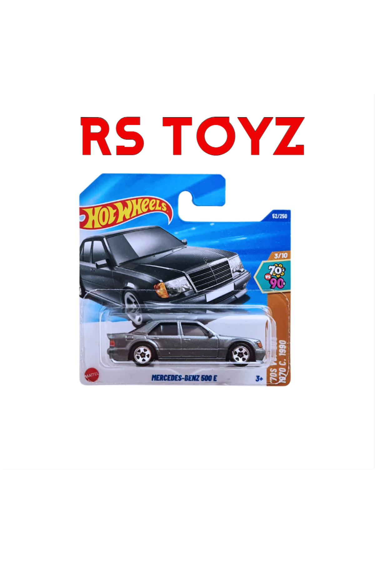 ماشین اسباب بازی مرسدس بنز 500 E خاکستری از ترکیه HOT WHEELS