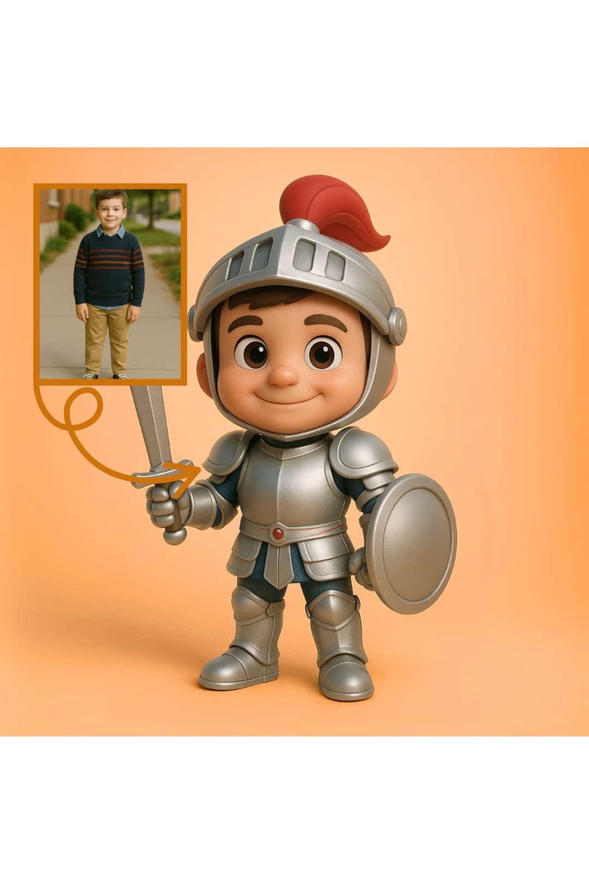 فیگور نایت سه بعدی شخصی شده برای کودکان 3Durak Dijital Üretim Merkezi