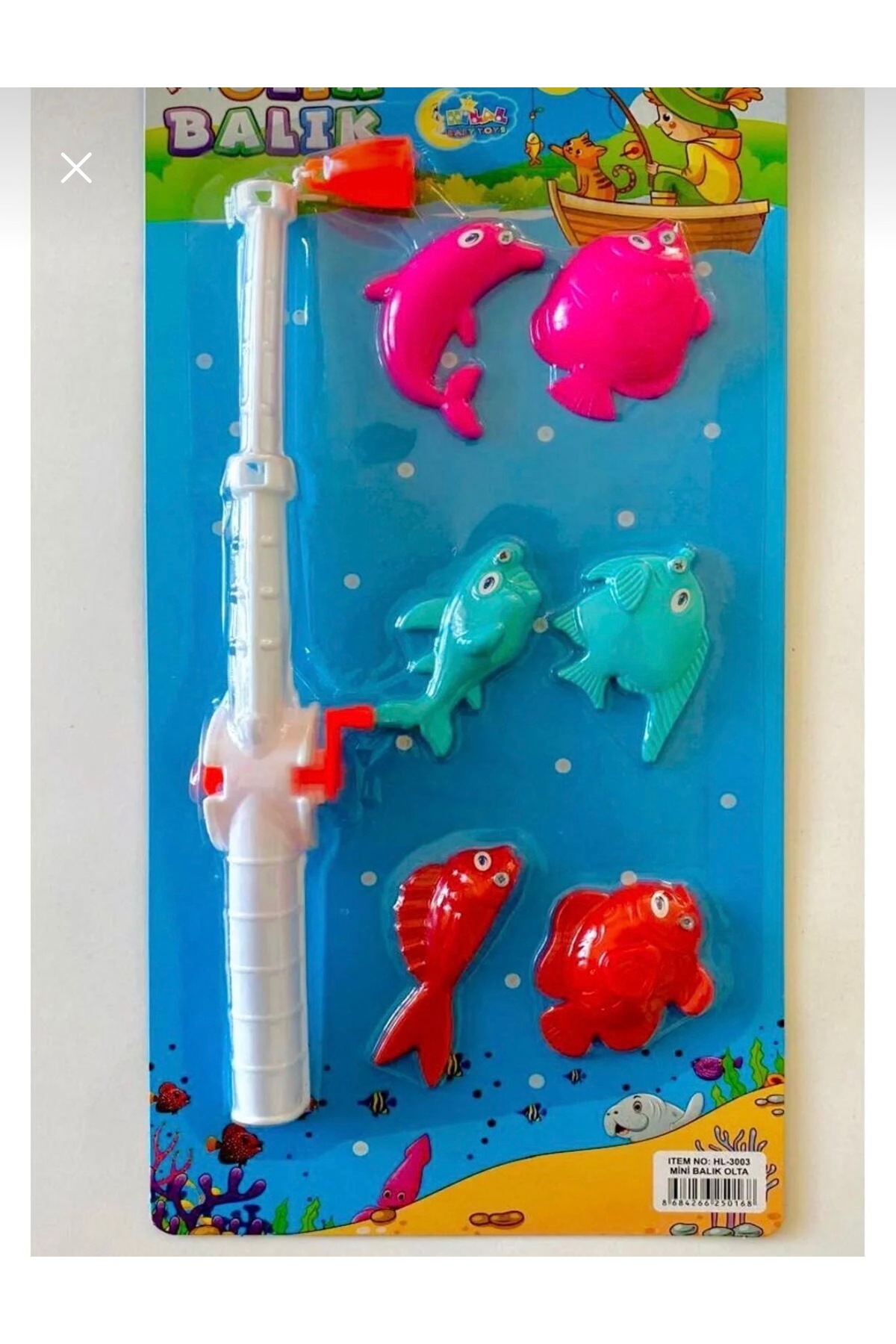 اسباب بازی های فیگور دیگر ماهیگیری مگنت ست چوب میله + 4 ماهی ERTOYS STORE