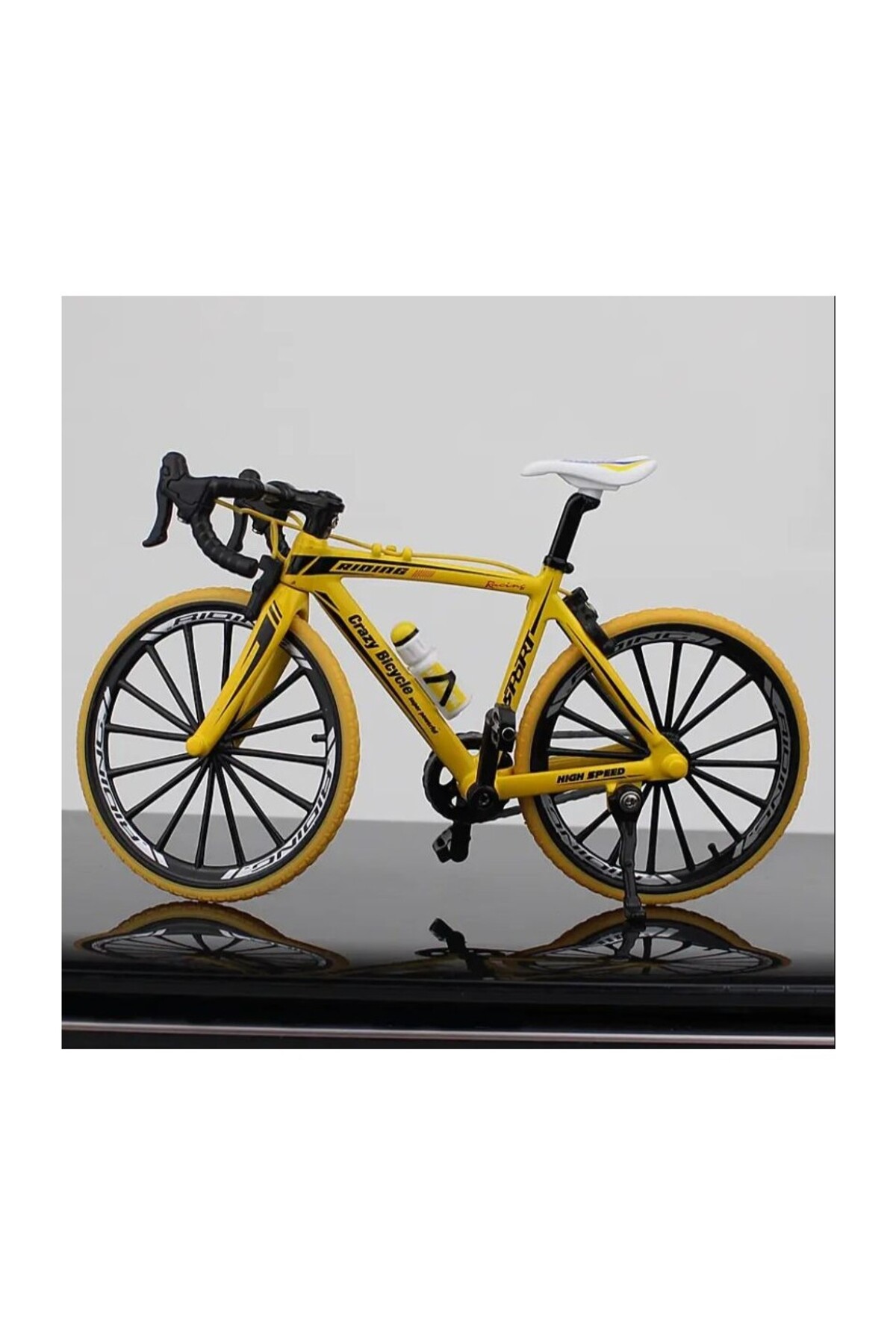 مدل خودرو دوچرخه کوهستانی فلزی مینیاتوری DIECAST BICYCLE مجسمه تزئینی 1:10 اورجینال Mıncır Shop